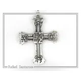 Holy Mount Athos Monks Orthodox Cross Pendant ICXC NIKA "Jesus Christ Conquers" Sterling Silver