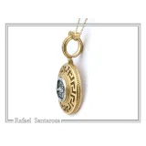 Athenian Owl Coin Pendant: 18k Gold-Filled Sterling Silver Greek Key Necklace