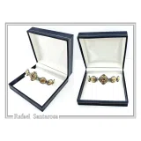 Natural Gemstone Byzantine Beaded Bracelet: Oxidized and 18K Gold Filled sterling Silver