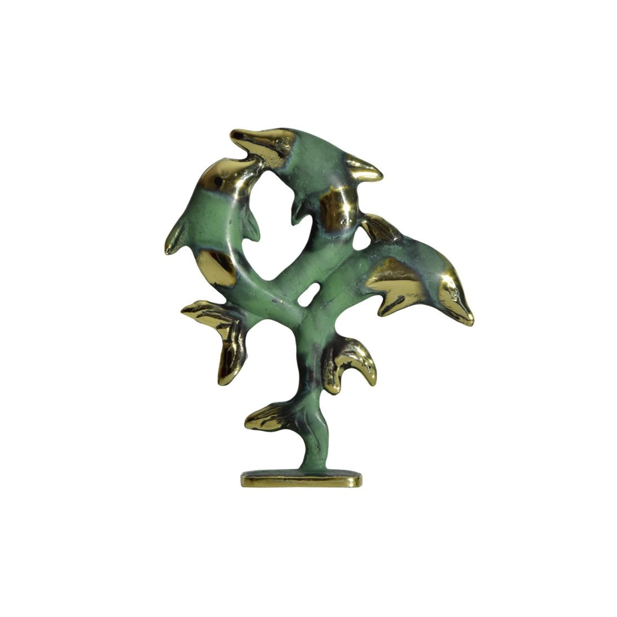 Base with Three Dolphins Statue