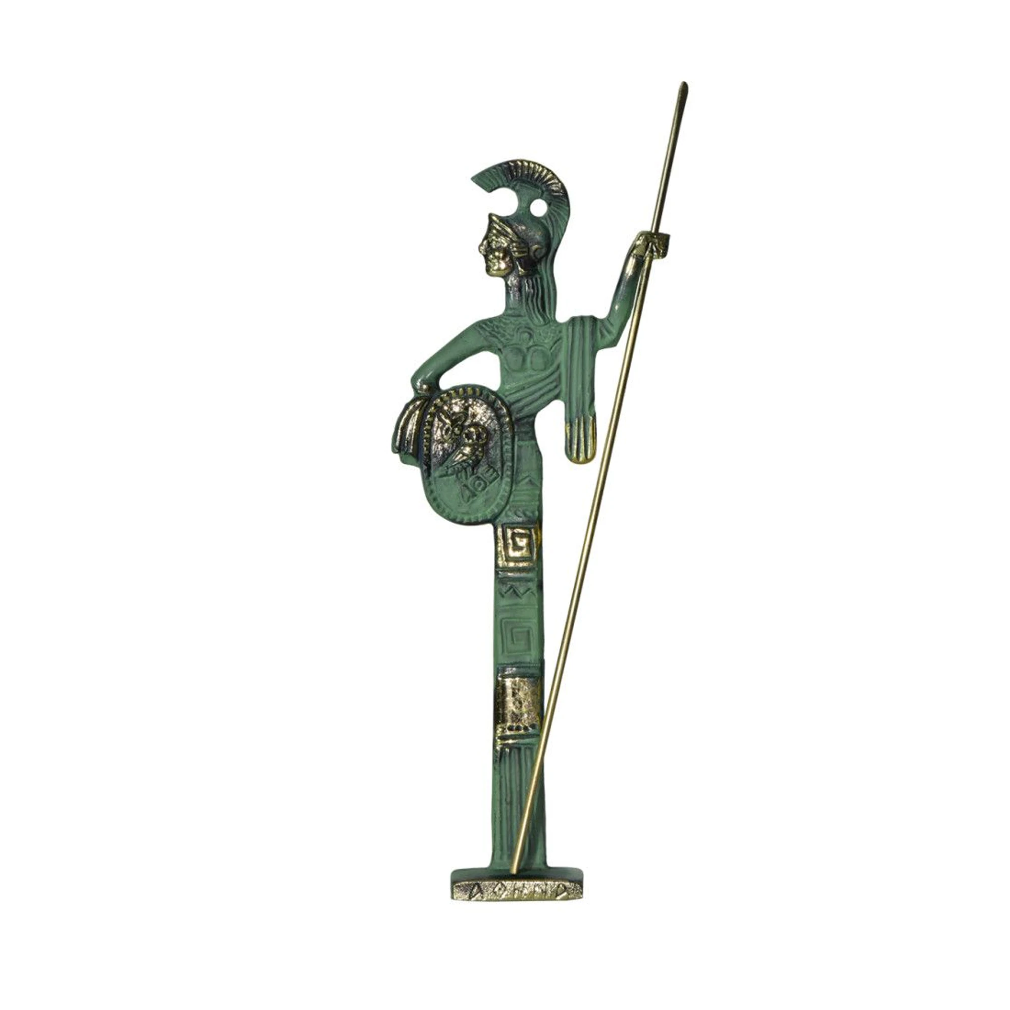 Athena with Shield Statue