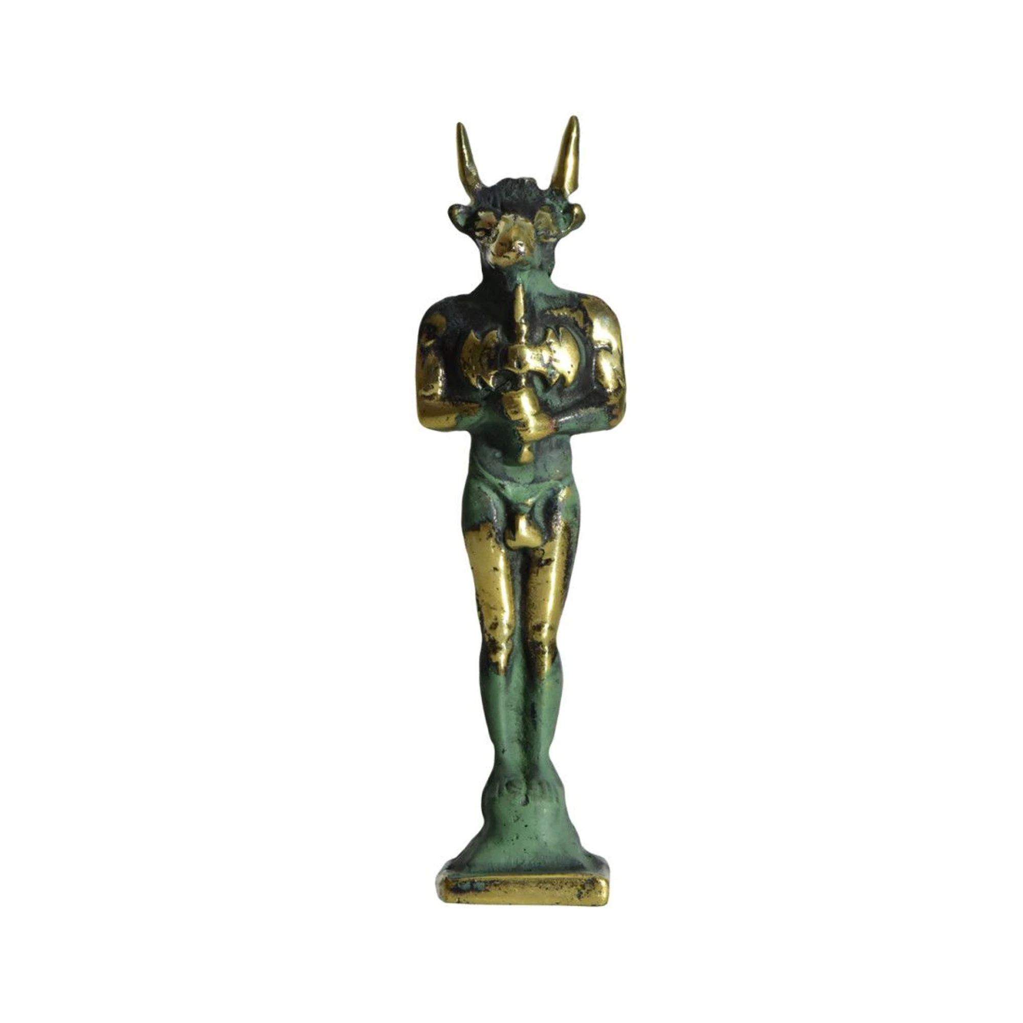 Brass Minotaur Statue