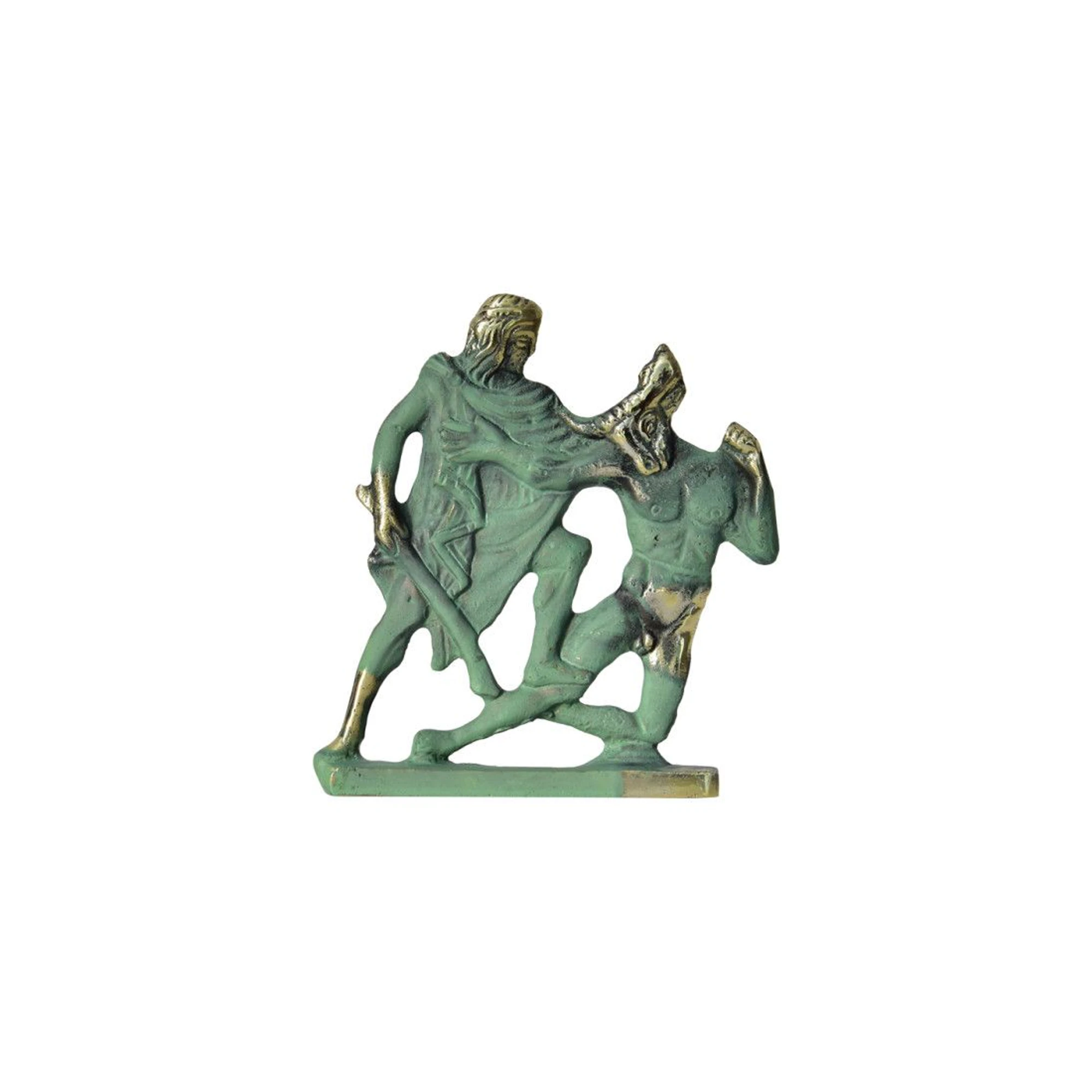 Minotaur and Theseus Statue