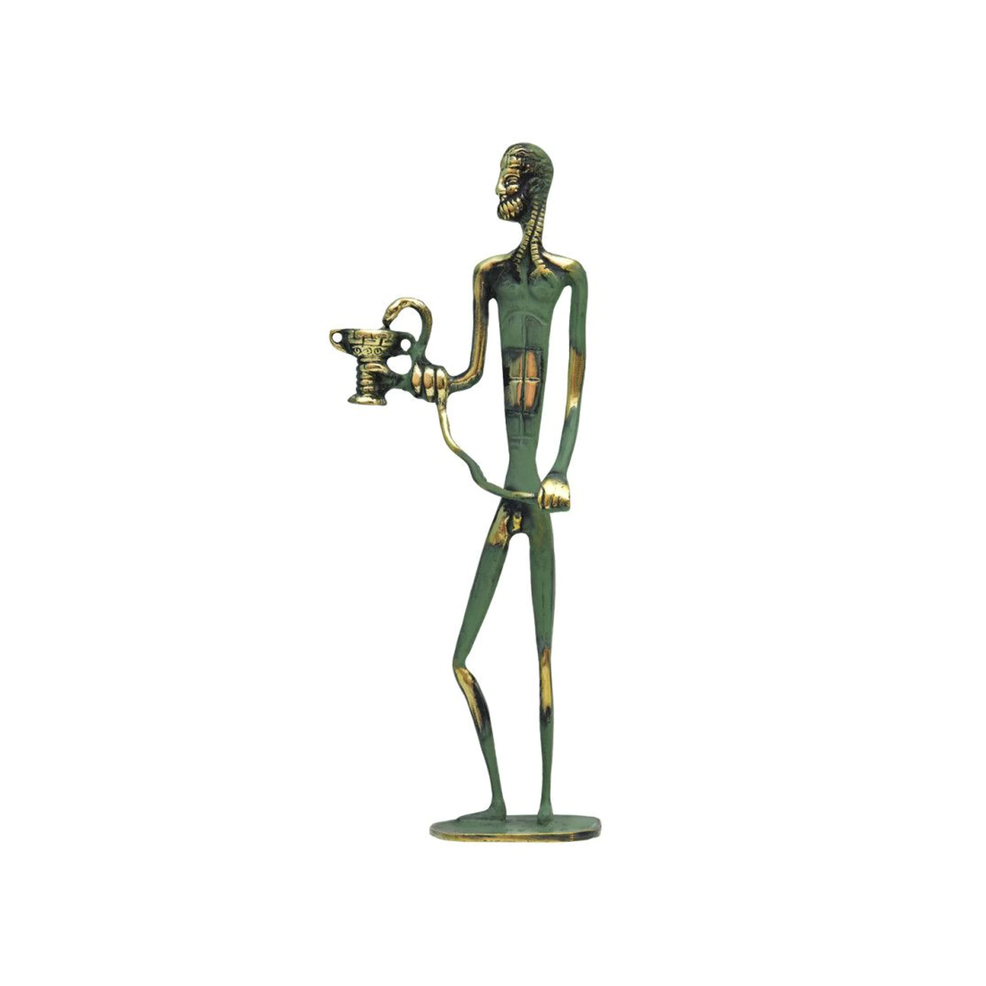 Asclepius with Cup Statue