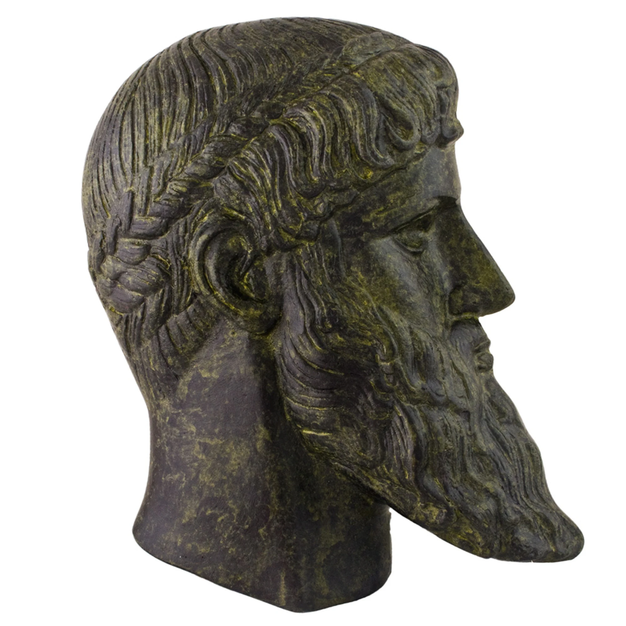Mask of Poseidon Bronze Sculpture