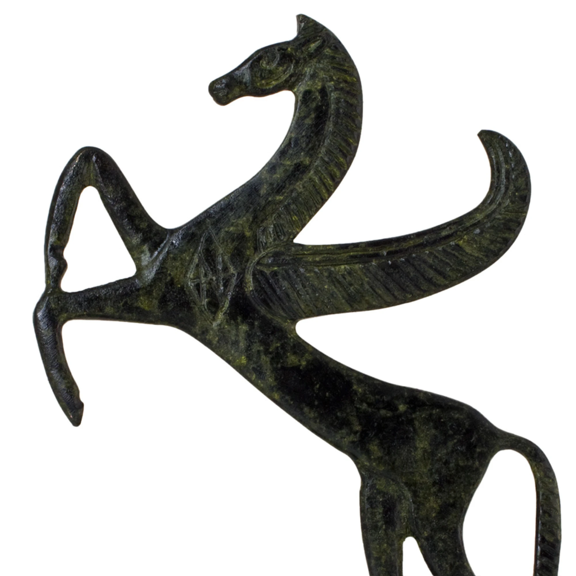 ArtGreka Flat Pegasus Bronze Sculpture — product image 2 of 2
