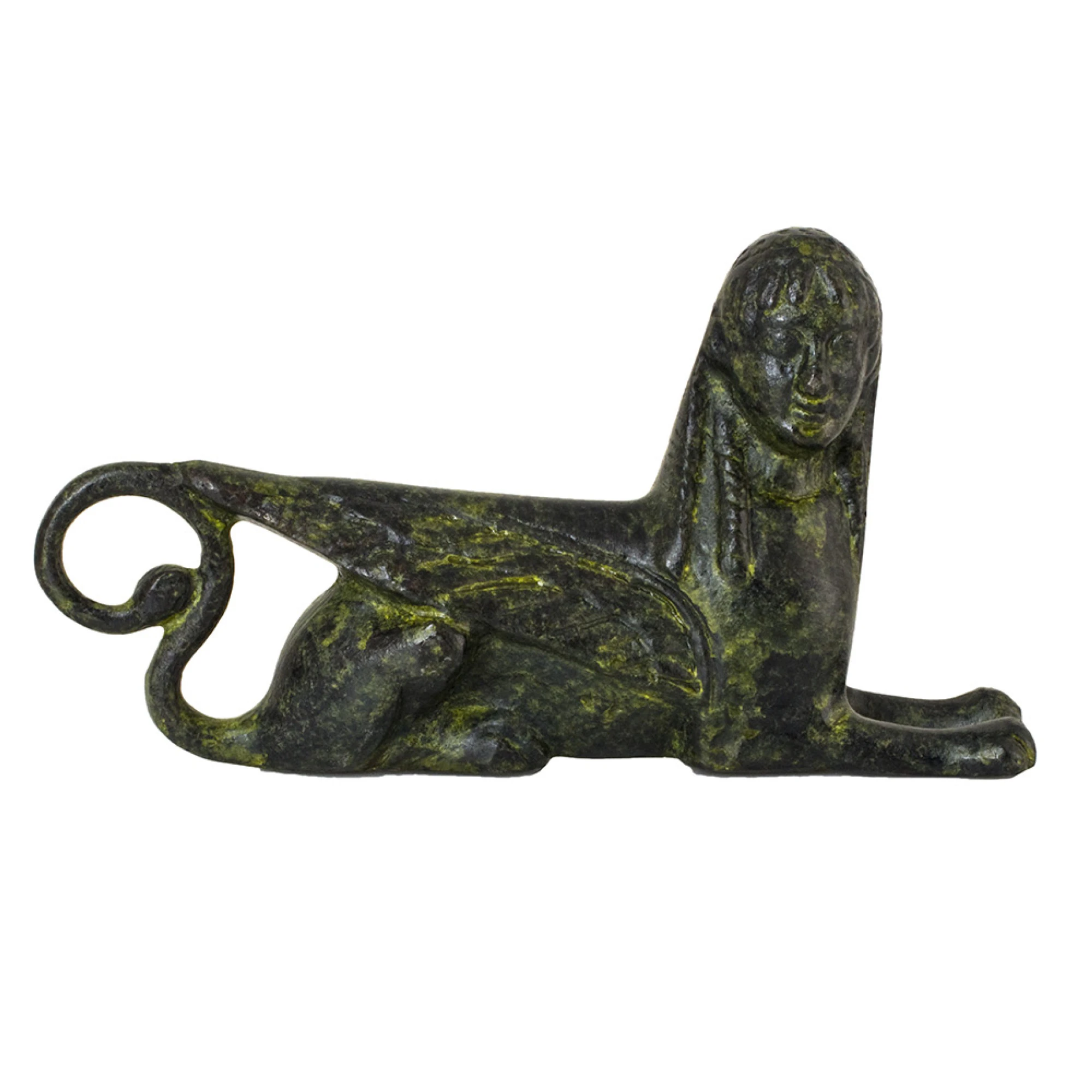 Reclining Sphinx of Olympia Sculpture