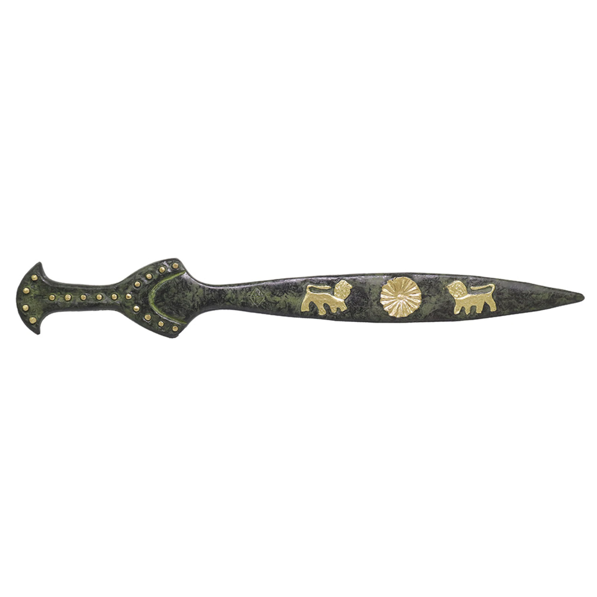 ArtGreka Sword with Lions and Marble Base — product image 2 of 2