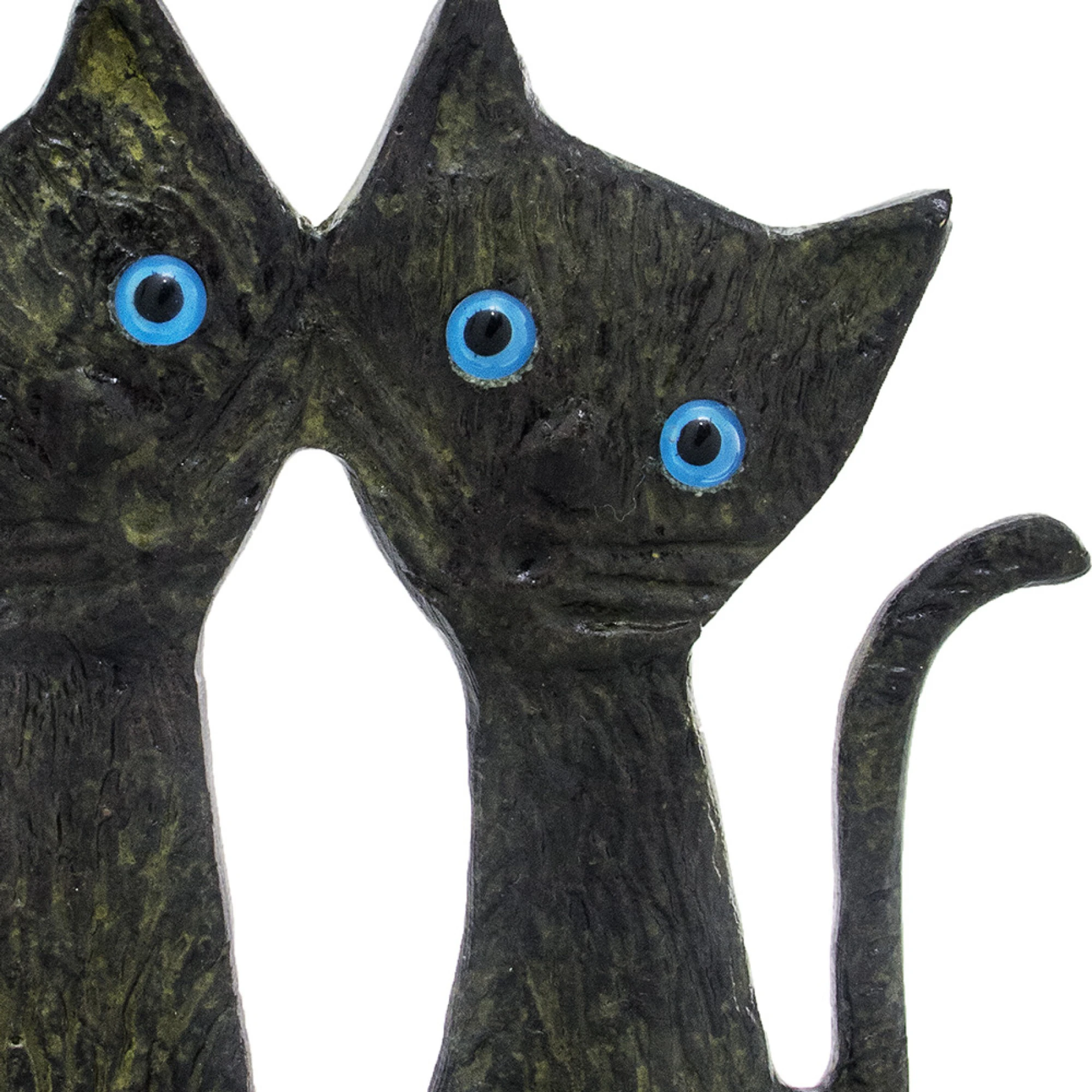 ArtGreka Two Standing Cats Bronze Sculpture — product image 2 of 2