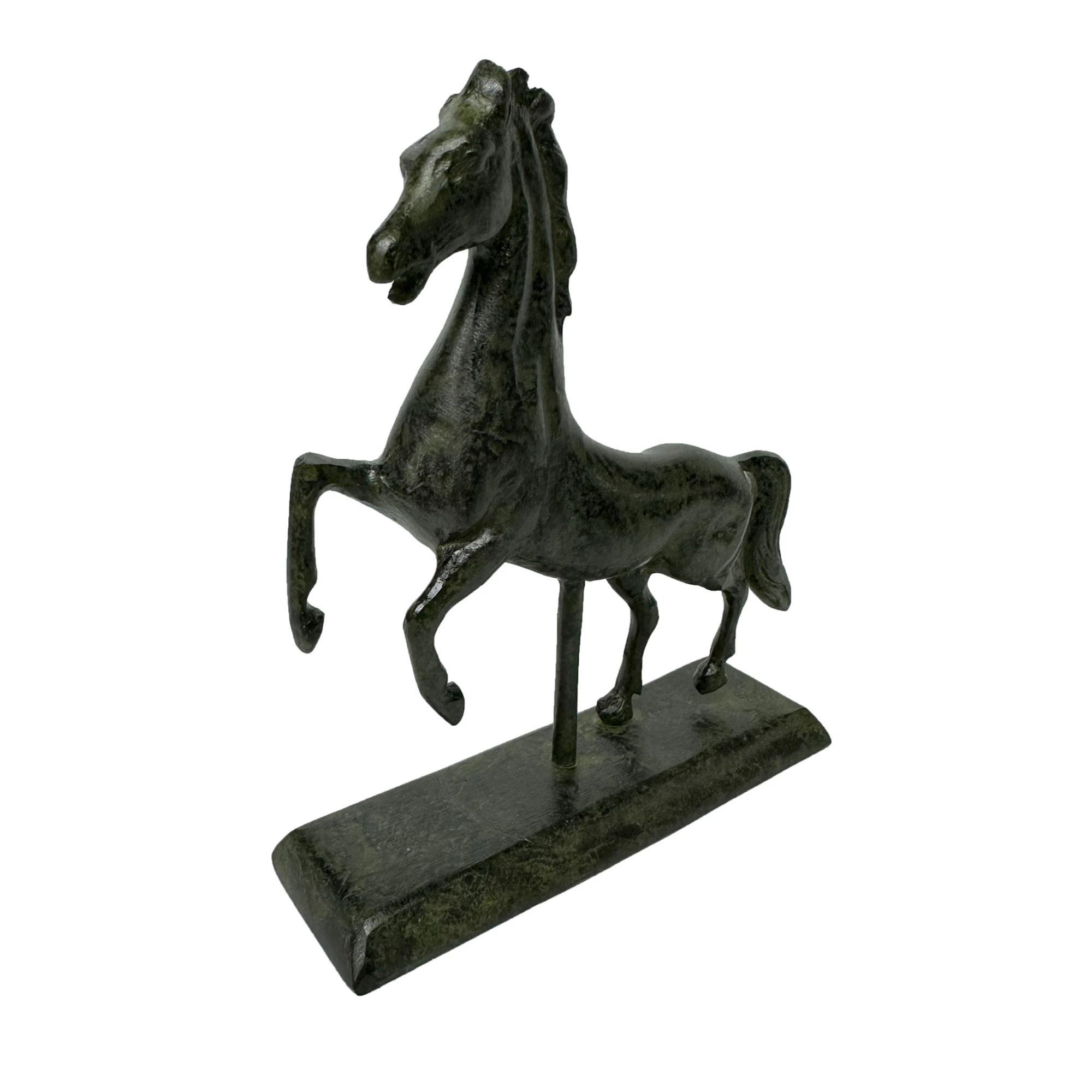 ArtGreka Rearing Horse Solid Bronze Sculpture, Model 056A — product image 3 of 3