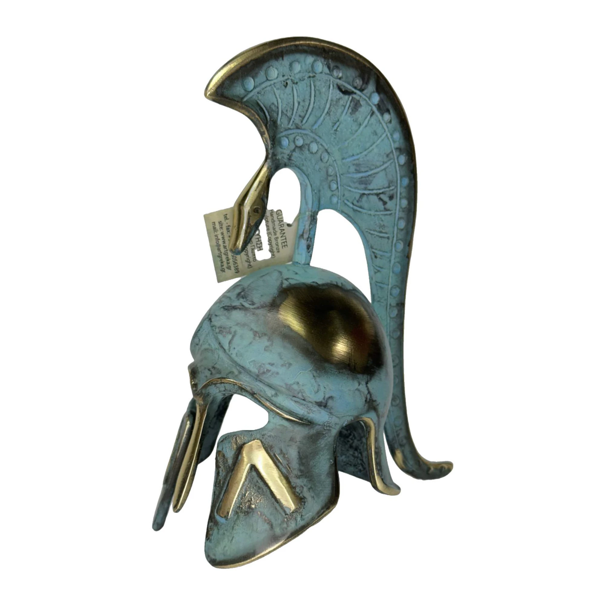ArtGreka Spartan Lambda Helmet with Tall Crest — product image 4 of 4