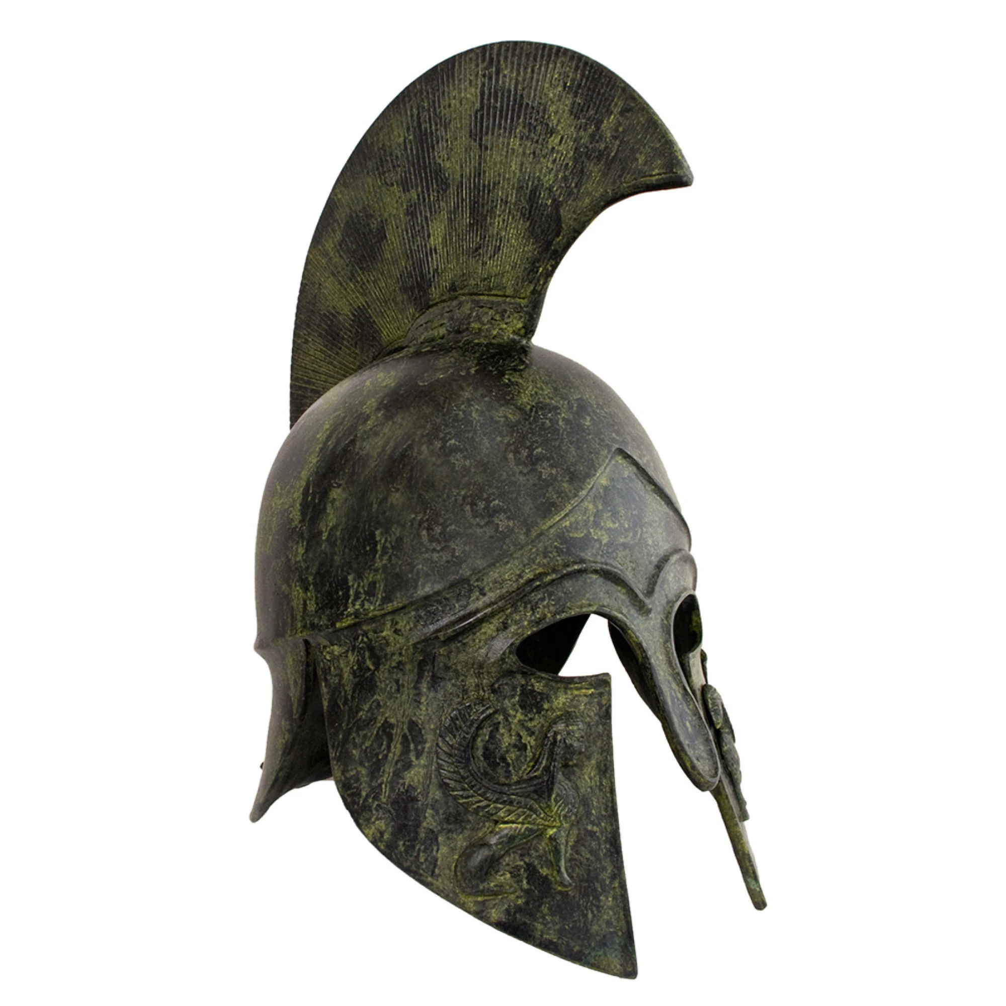 Life-Size Corinthian Helmet with Short Crest