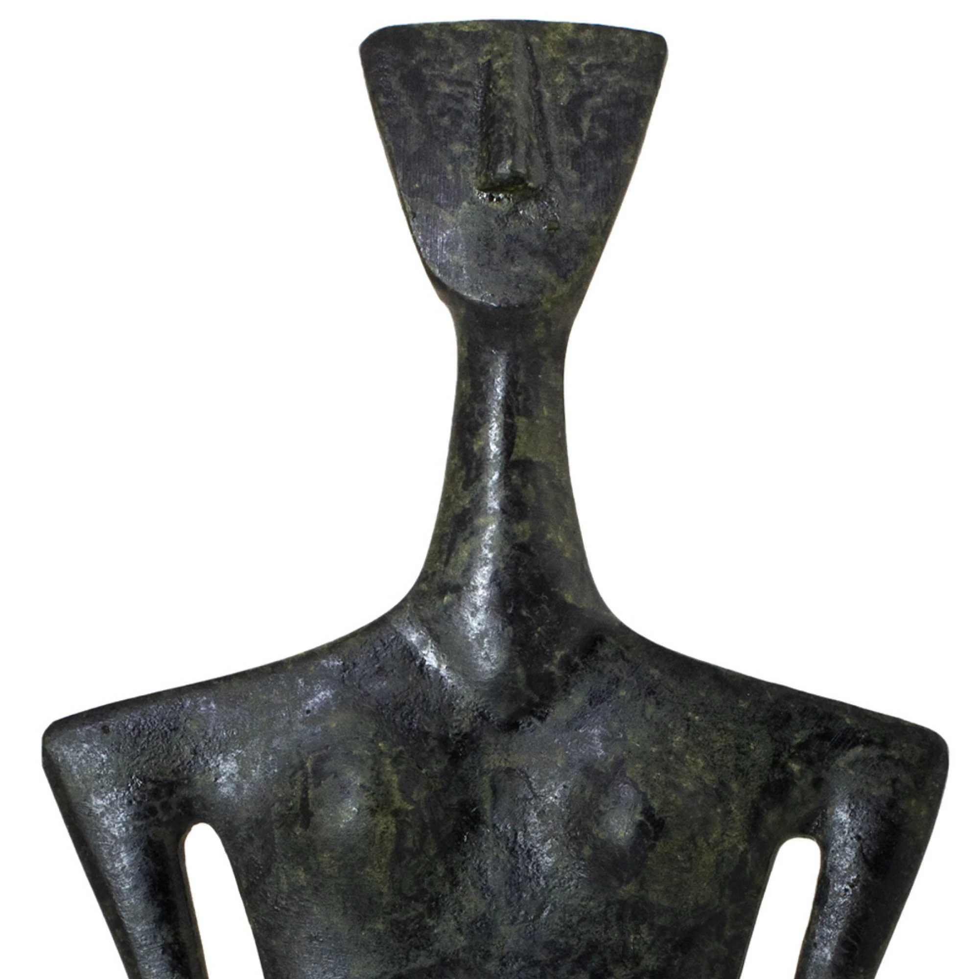 ArtGreka Triangular Cycladic Bust Bronze Sculpture — product image 2 of 2