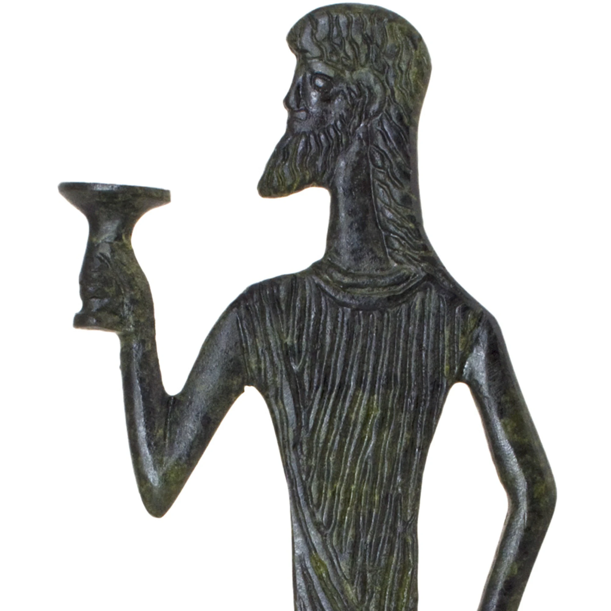 ArtGreka Dionysus Holding a Wine Cup Sculpture — product image 2 of 3