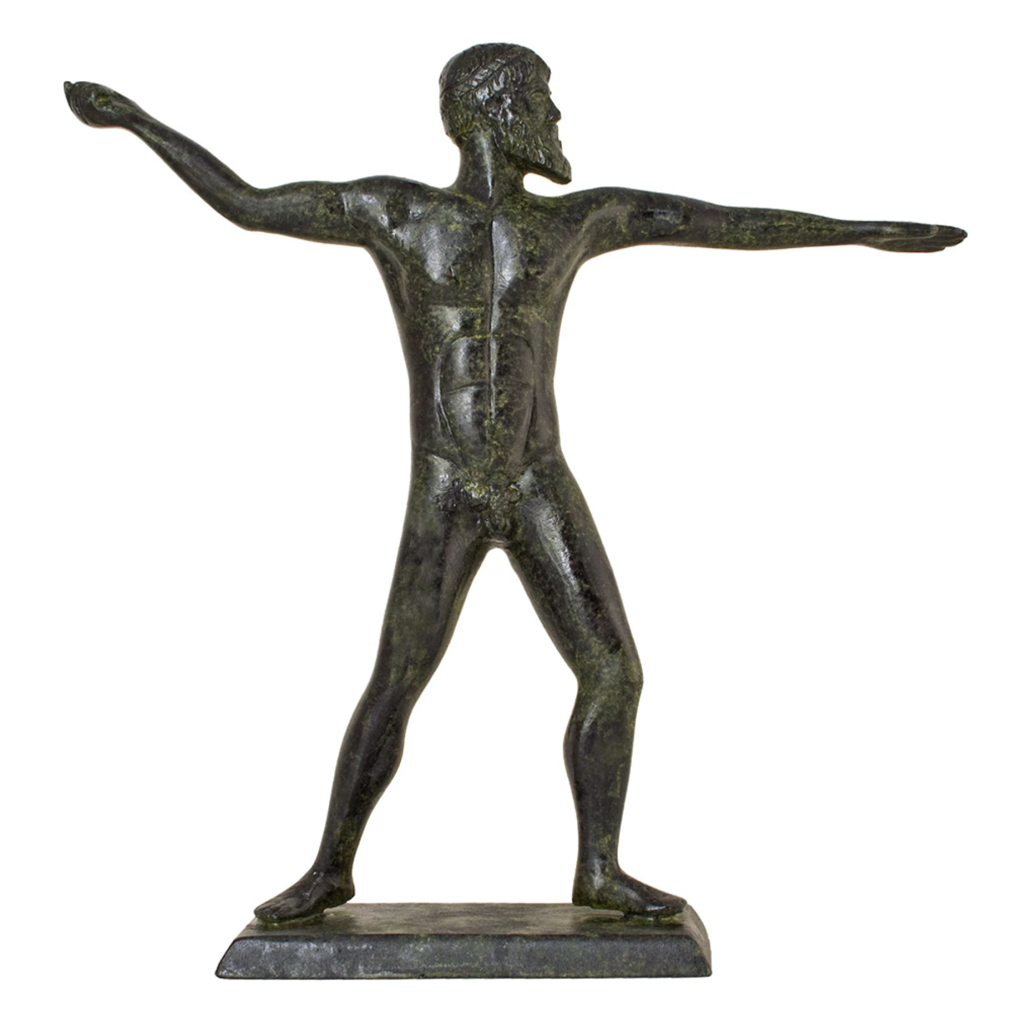 Poseidon Solid Bronze Sculpture