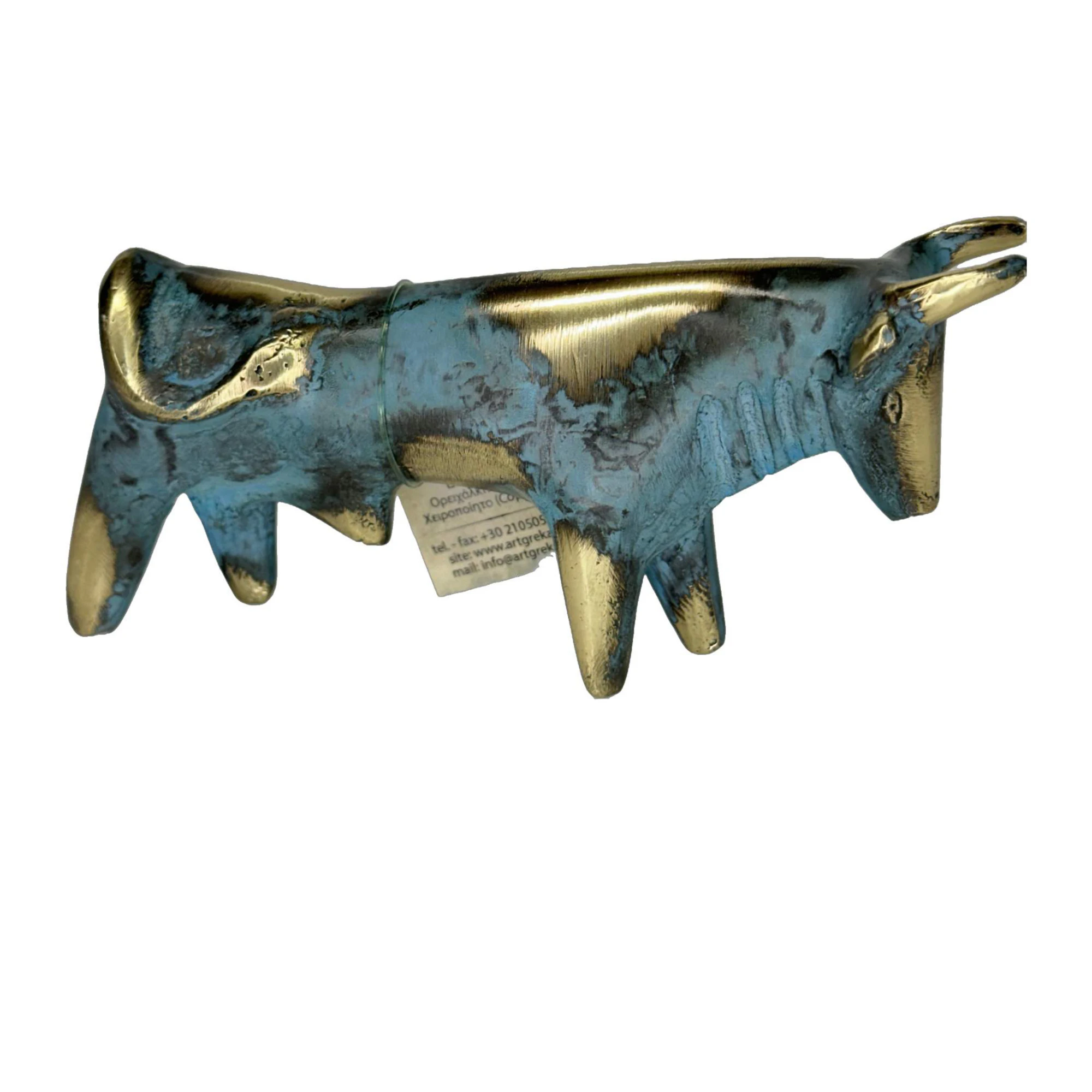 ArtGreka Minoan Cretan Bull Bronze Sculpture — product image 3 of 3