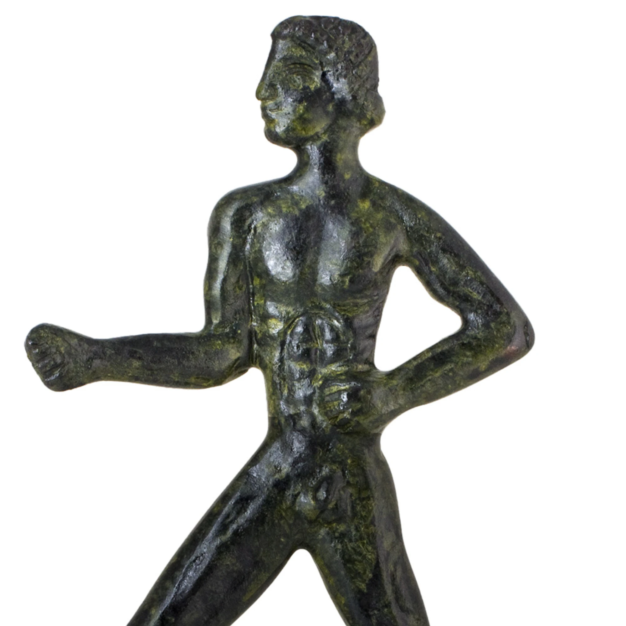 ArtGreka Ancient Olympic Runner Flat Bronze Sculpture — product image 2 of 2