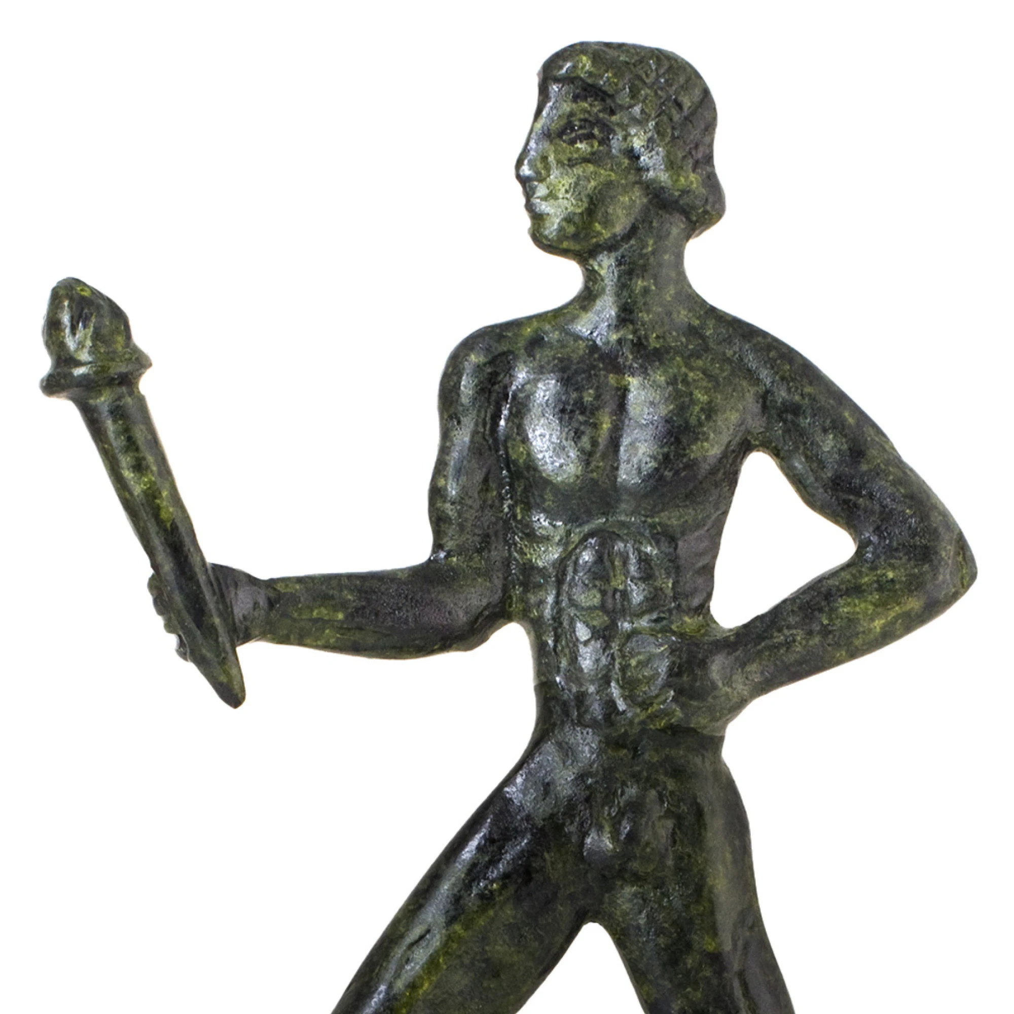 ArtGreka Ancient Olympic Torchbearer Bronze Sculpture — product image 2 of 2