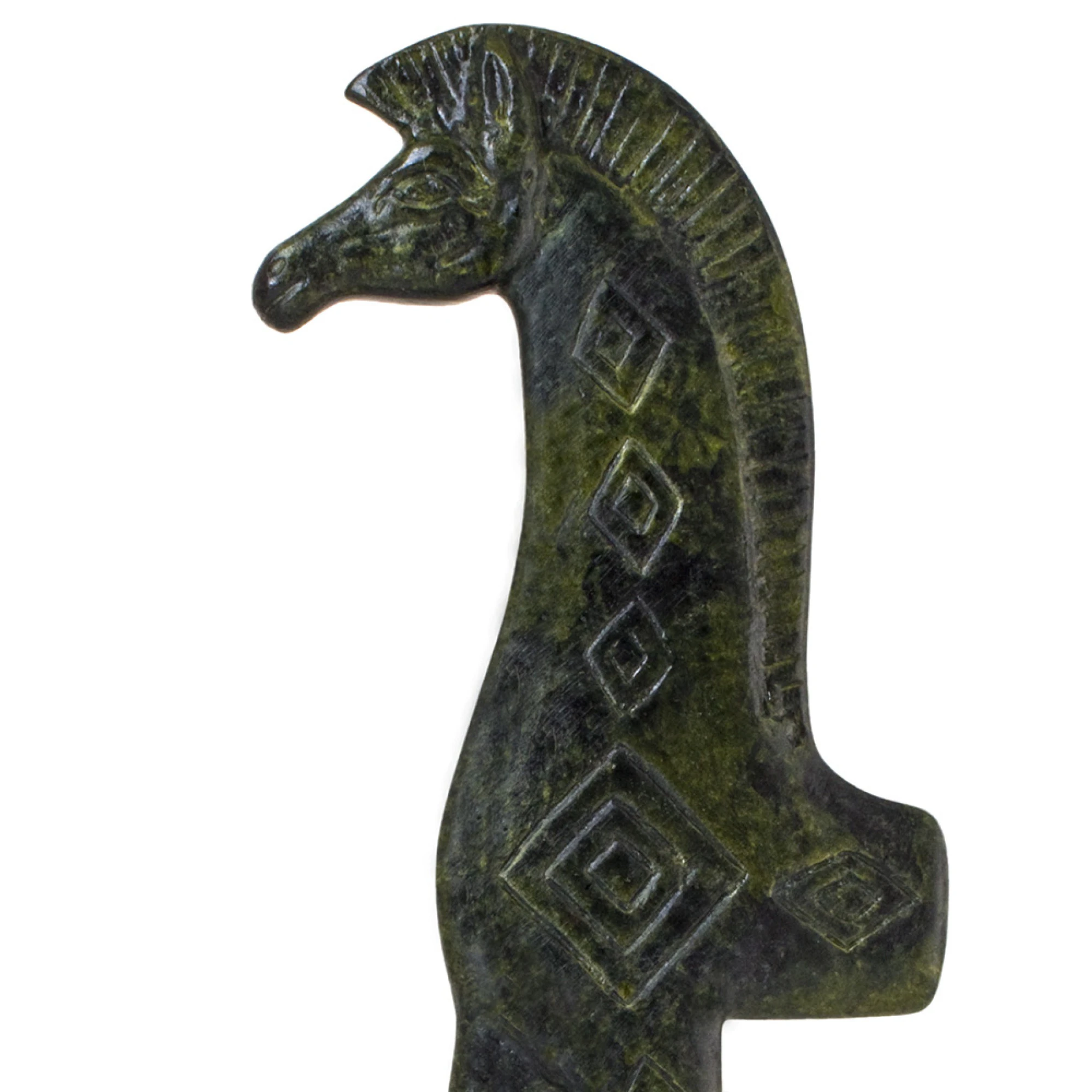 ArtGreka Geometric Half-Horse Bronze Sculpture — product image 2 of 2