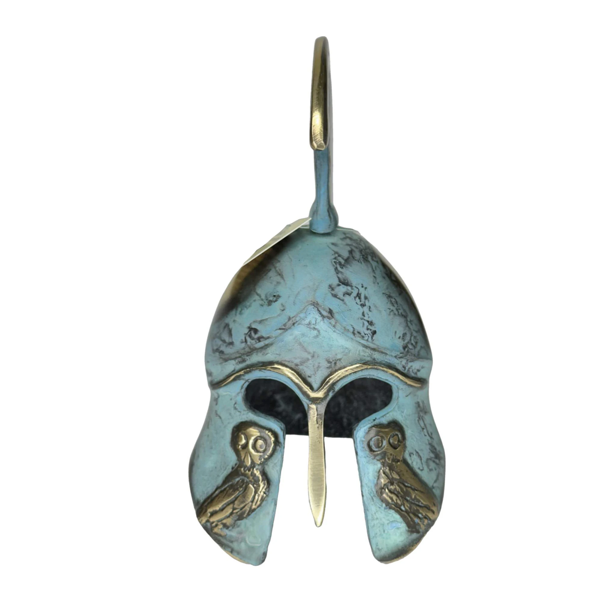 ArtGreka Owl Corinthian Helmet with Short Studded Crest — product image 3 of 5