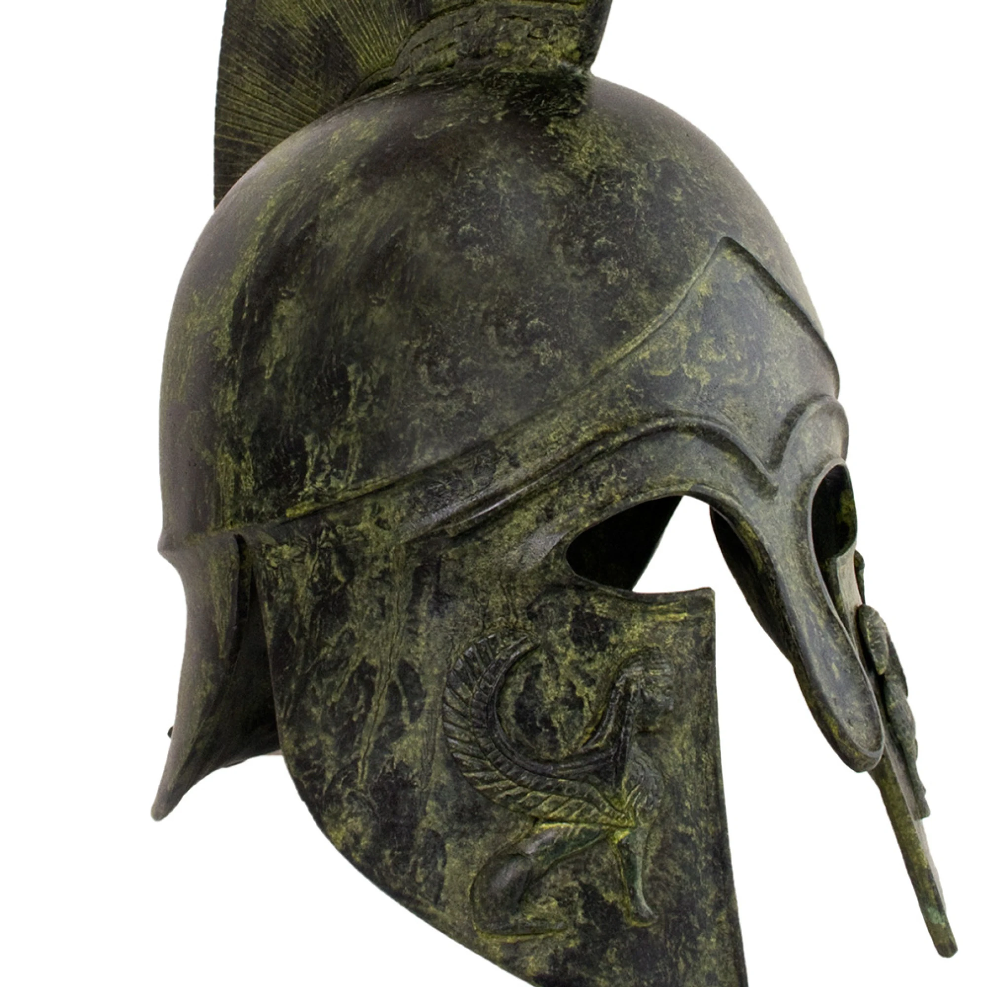 ArtGreka Life-Size Corinthian Helmet with Short Crest — product image 2 of 2