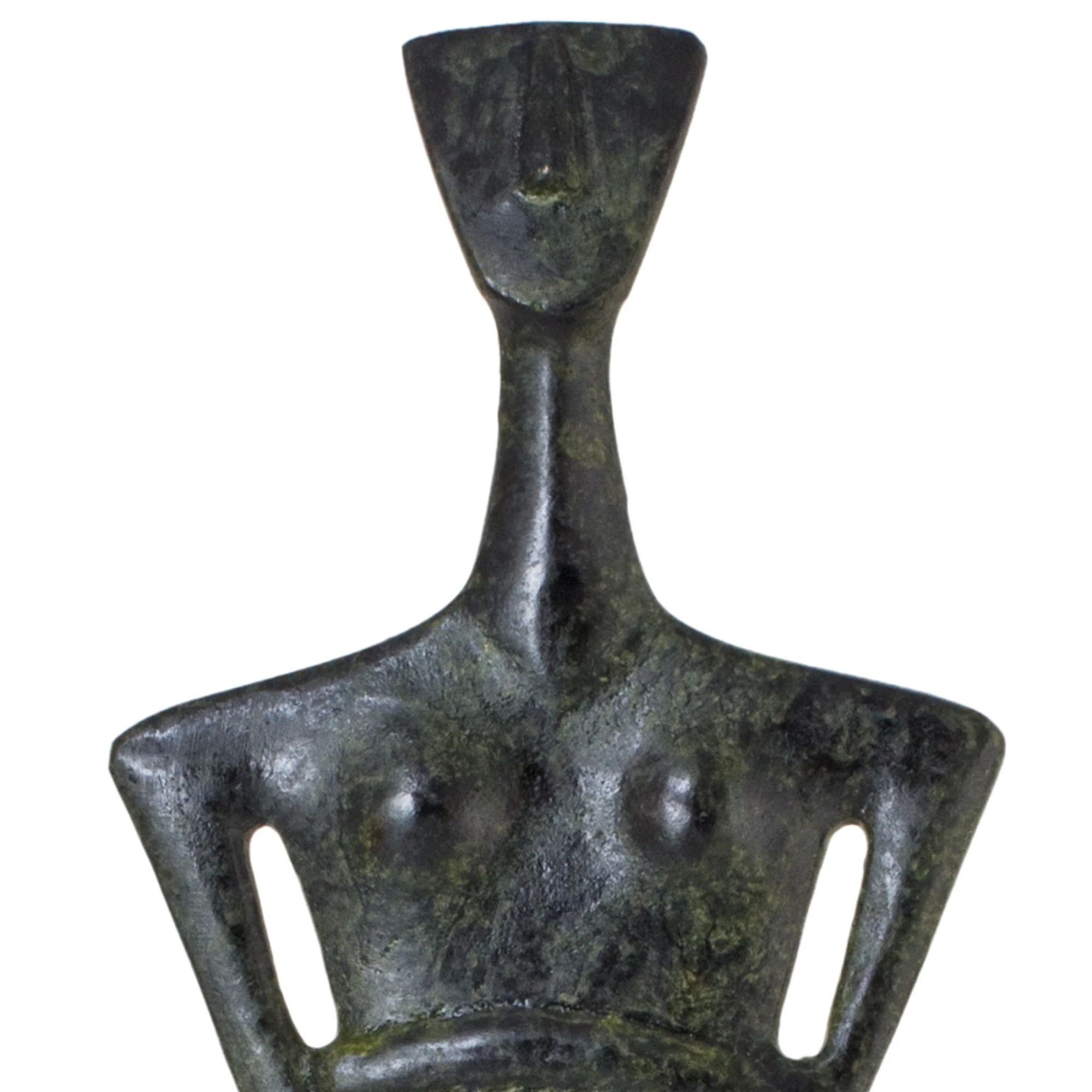 ArtGreka Triangular Cycladic Idol Bronze Sculpture — product image 2 of 2