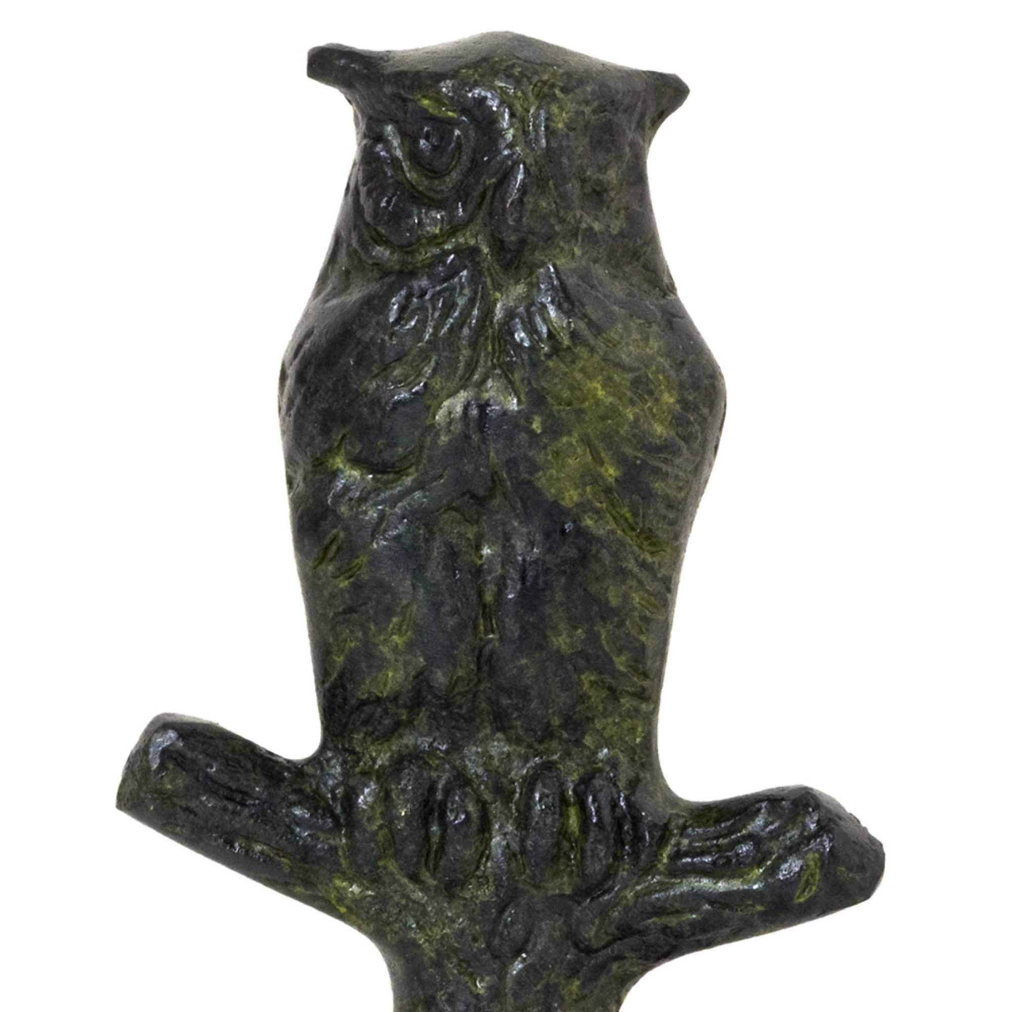 ArtGreka Ancient Greek Owl on a Branch Bronze Sculpture — product image 2 of 2