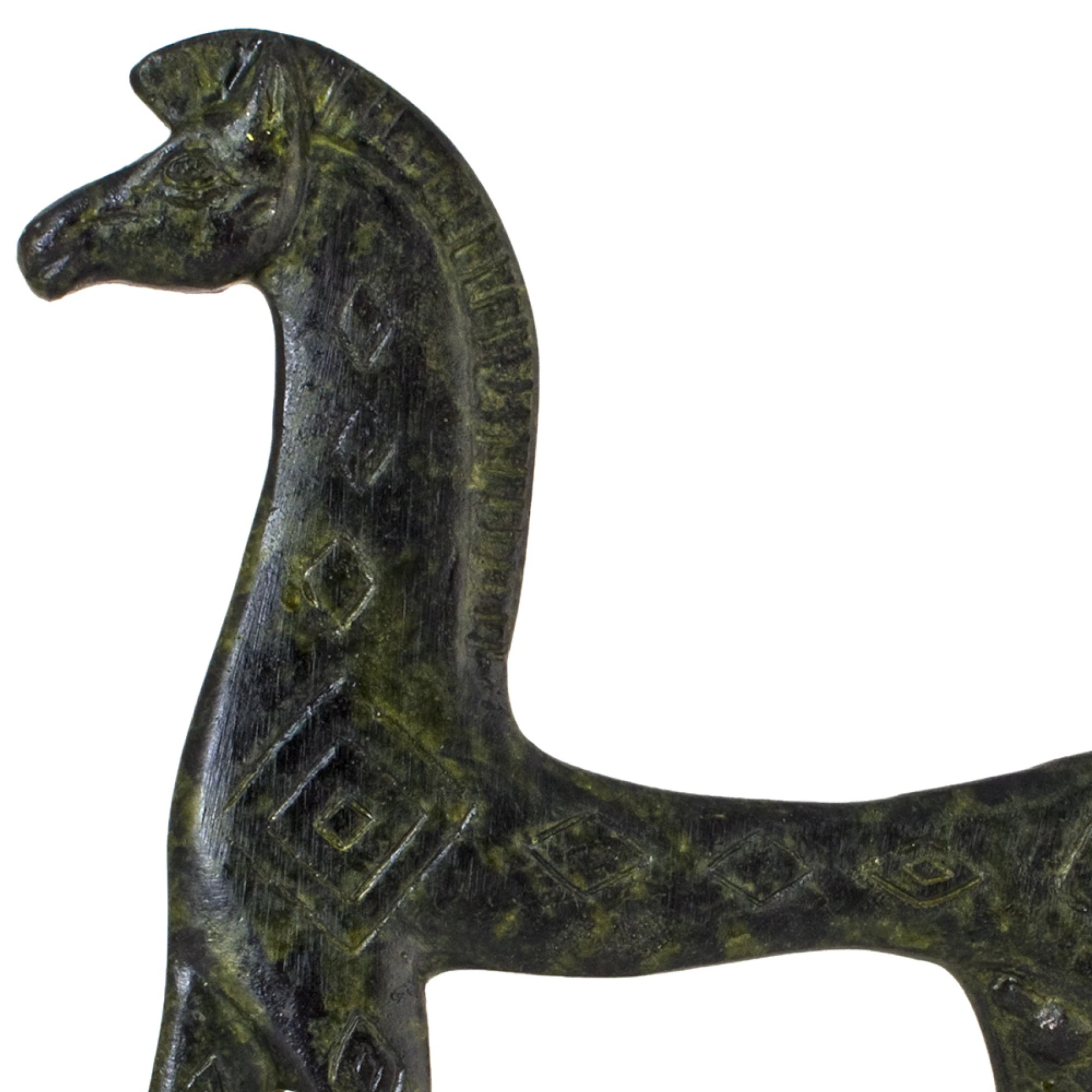 ArtGreka Geometric Trojan Horse Bronze Sculpture — product image 2 of 2