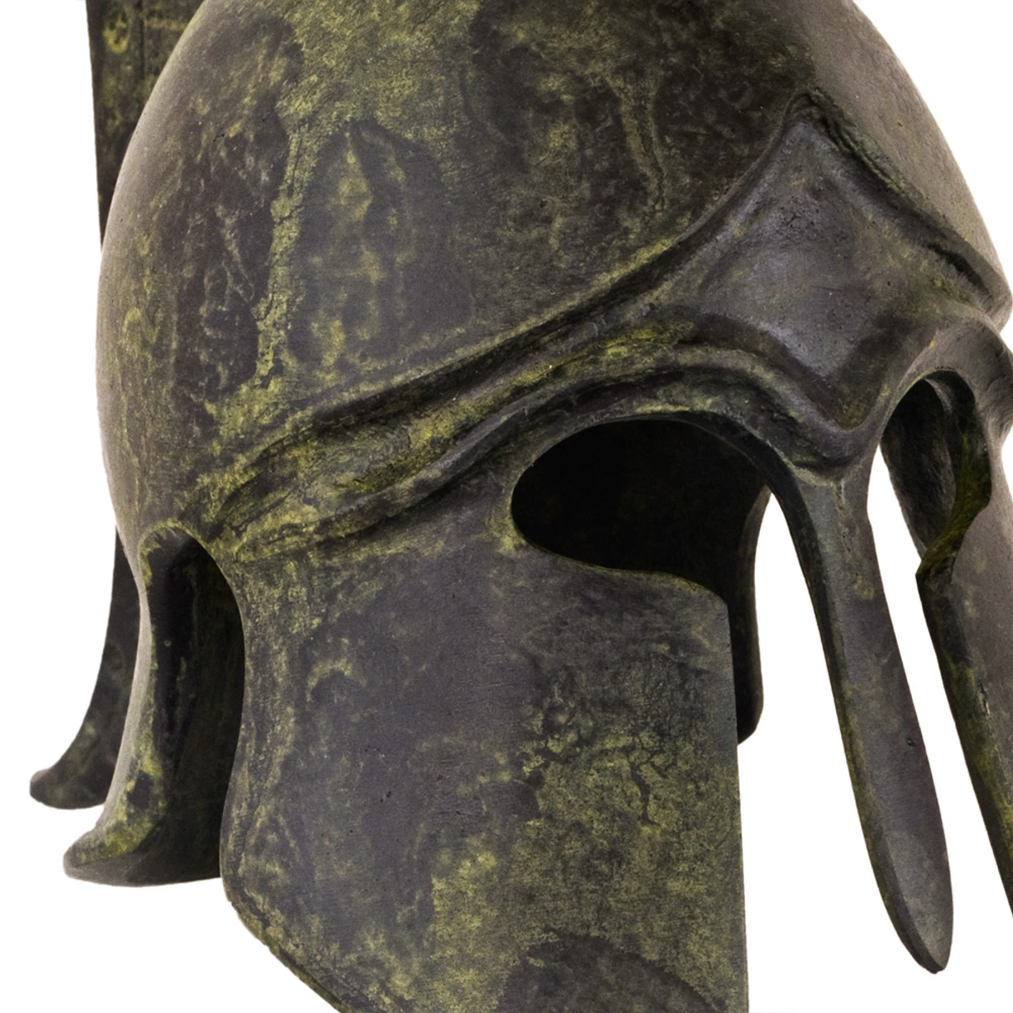 ArtGreka Corinthian Helmet with Short Studded Crest — product image 2 of 2