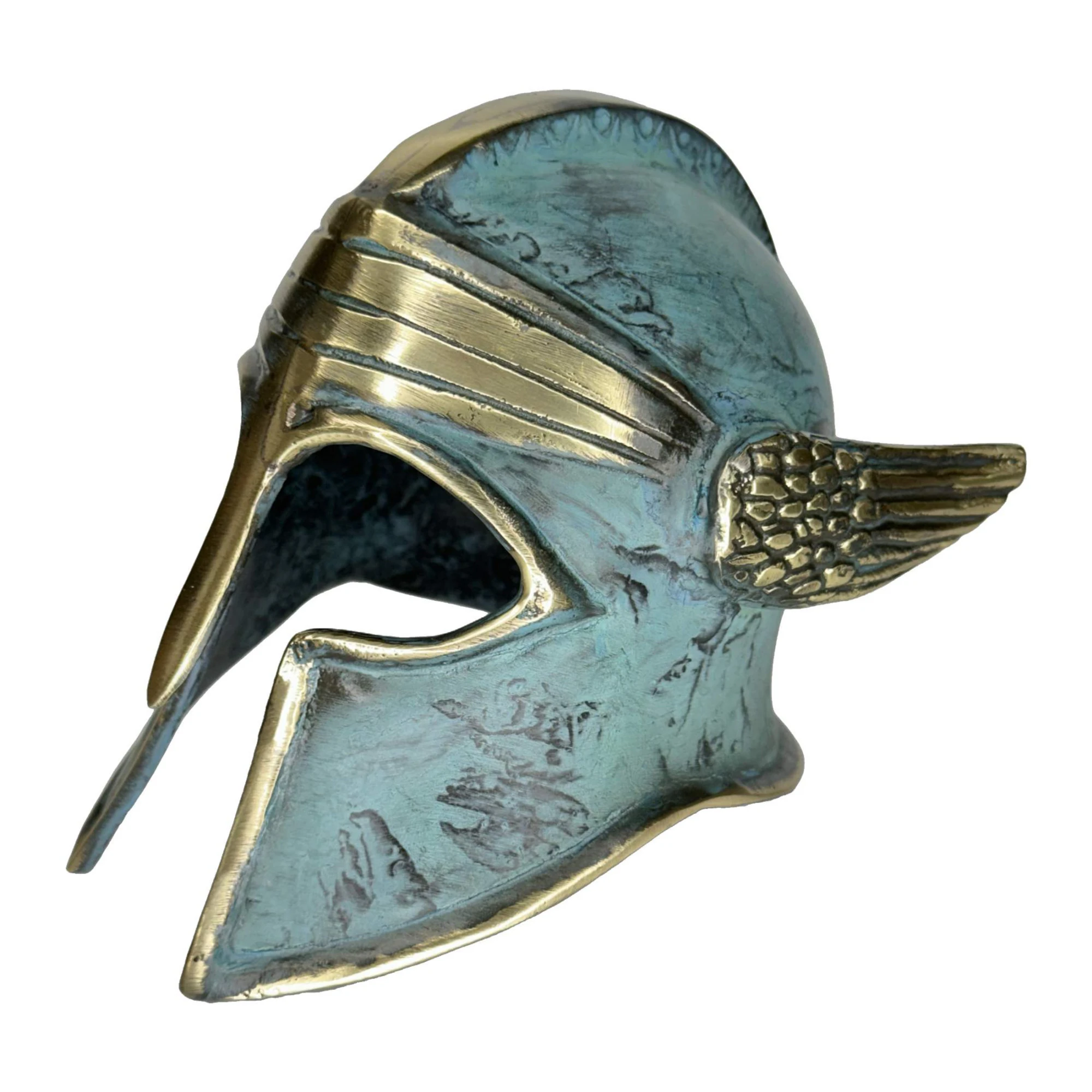 ArtGreka Winged Corinthian Helmet Bronze Sculpture — product image 3 of 3