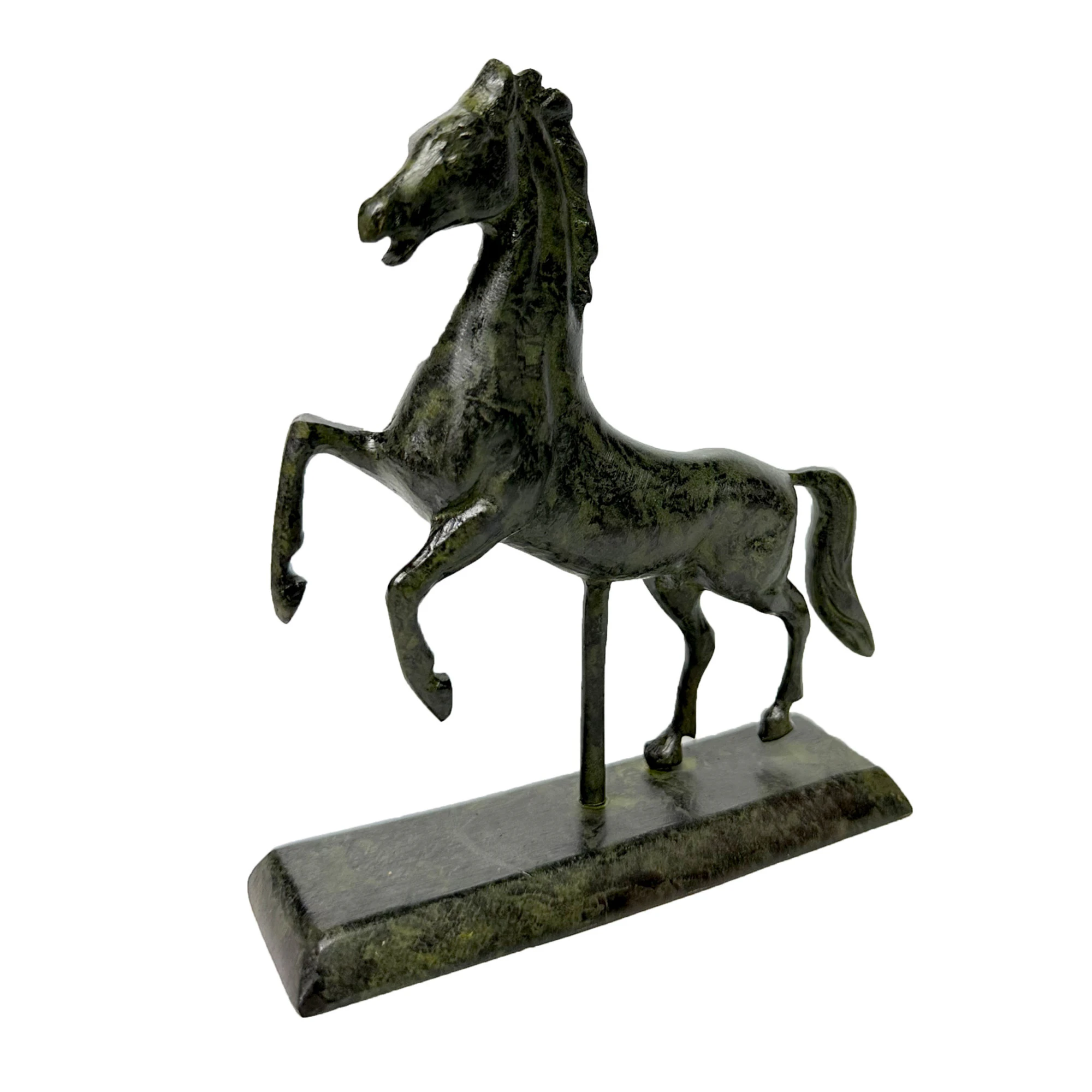 ArtGreka Rearing Horse Solid Bronze Sculpture, Model 056A — product image 2 of 3