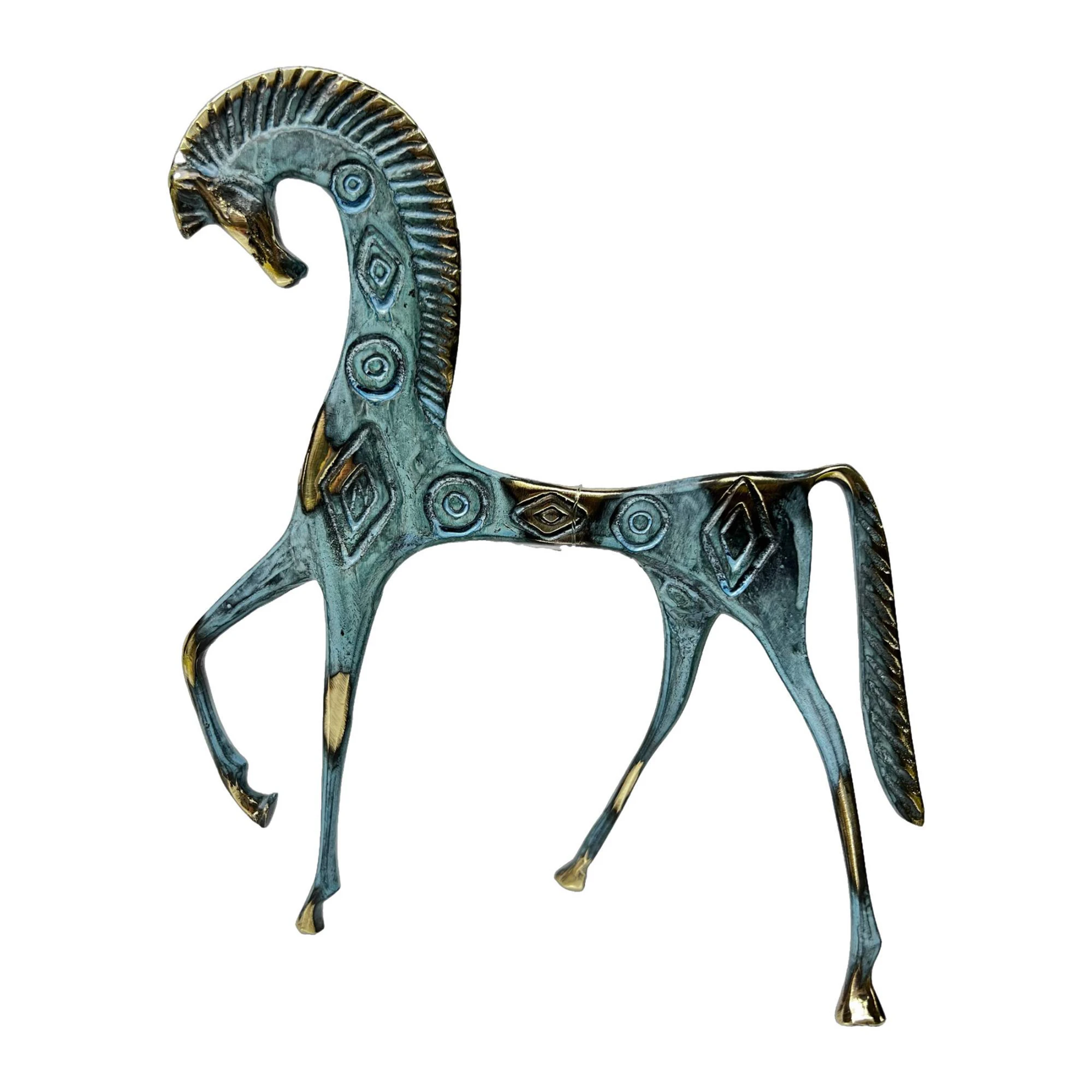 ArtGreka Geometric Horse with Bowed Head Sculpture — product image 3 of 3