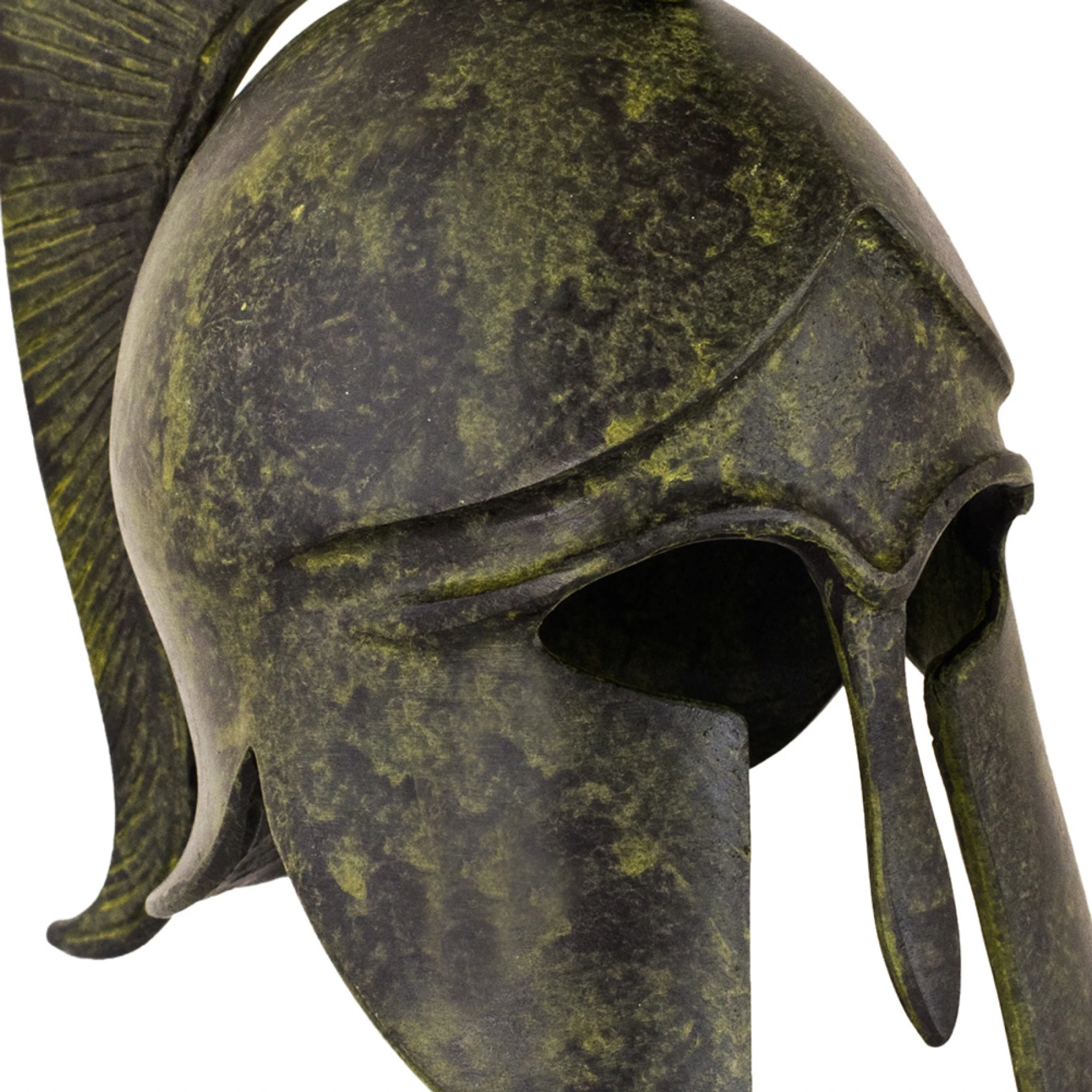 ArtGreka Corinthian Helmet with Short Crest, Three Sizes — product image 2 of 3