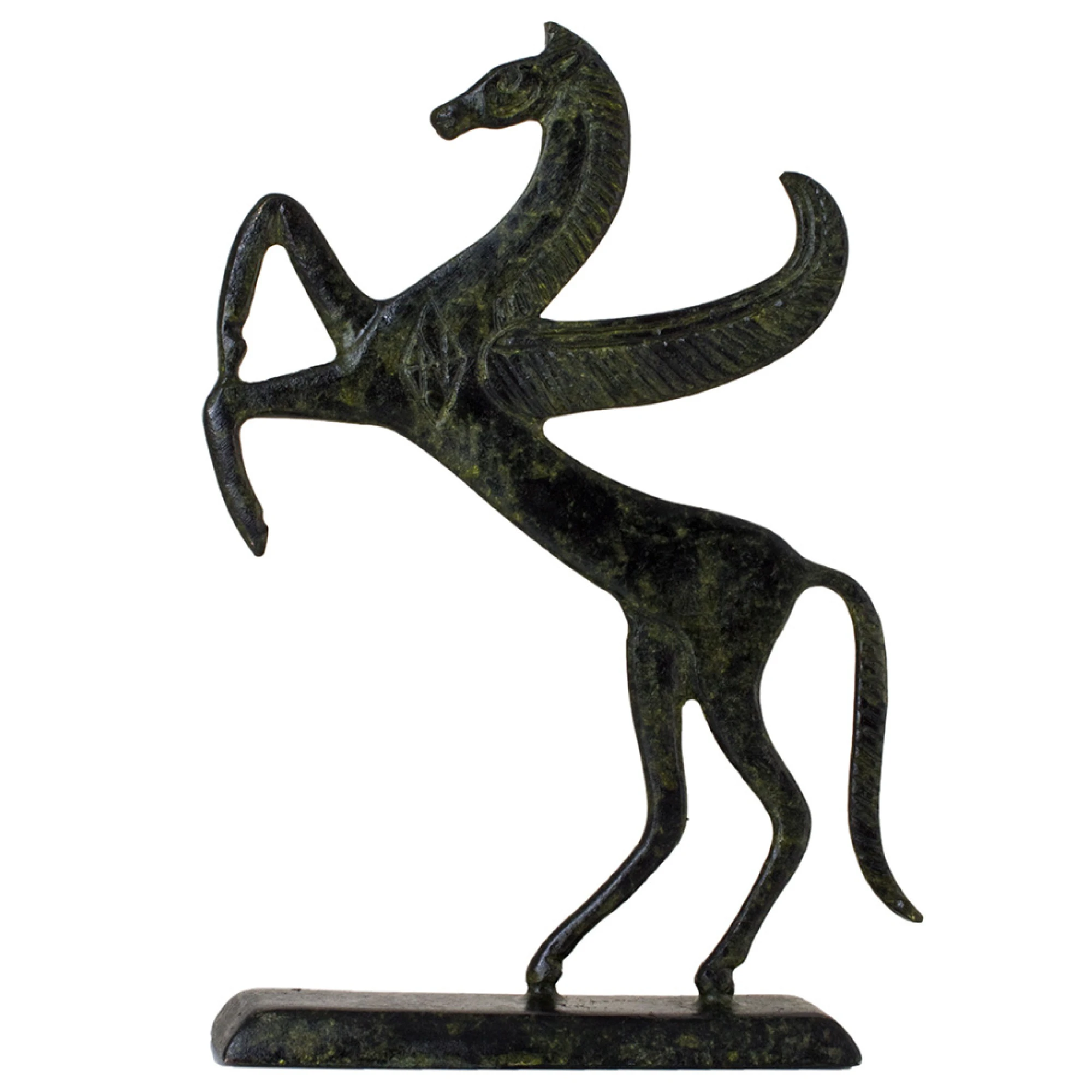 Flat Pegasus Bronze Sculpture