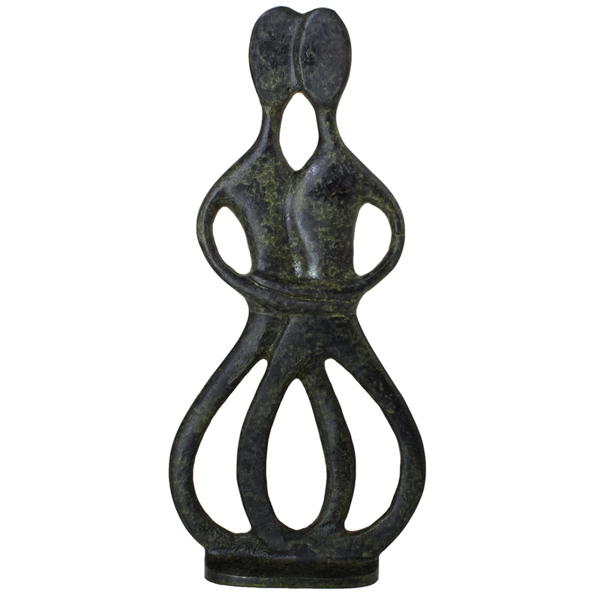 Embracing Cycladic Twin Figure