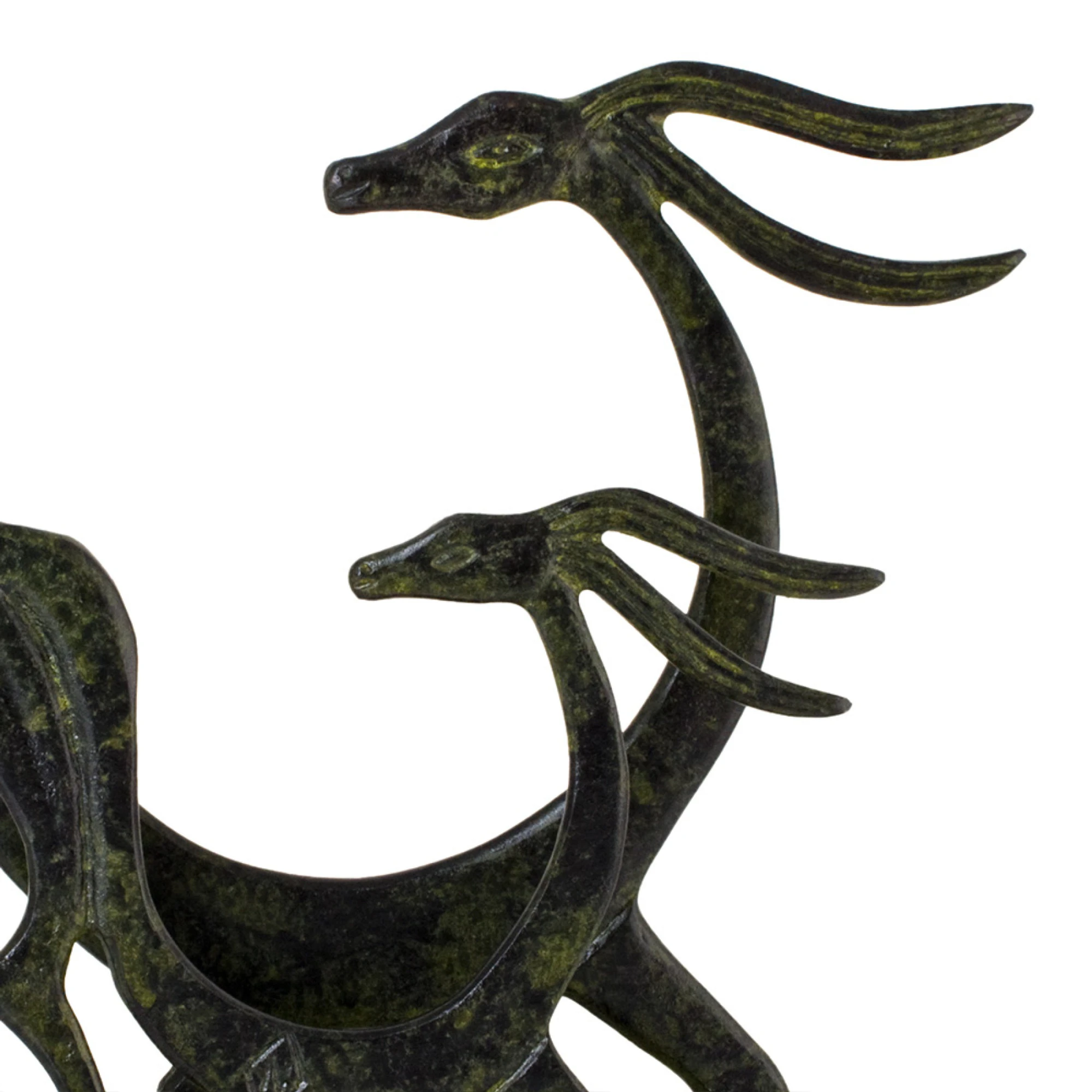 ArtGreka Two Deer Bronze Sculpture — product image 2 of 2