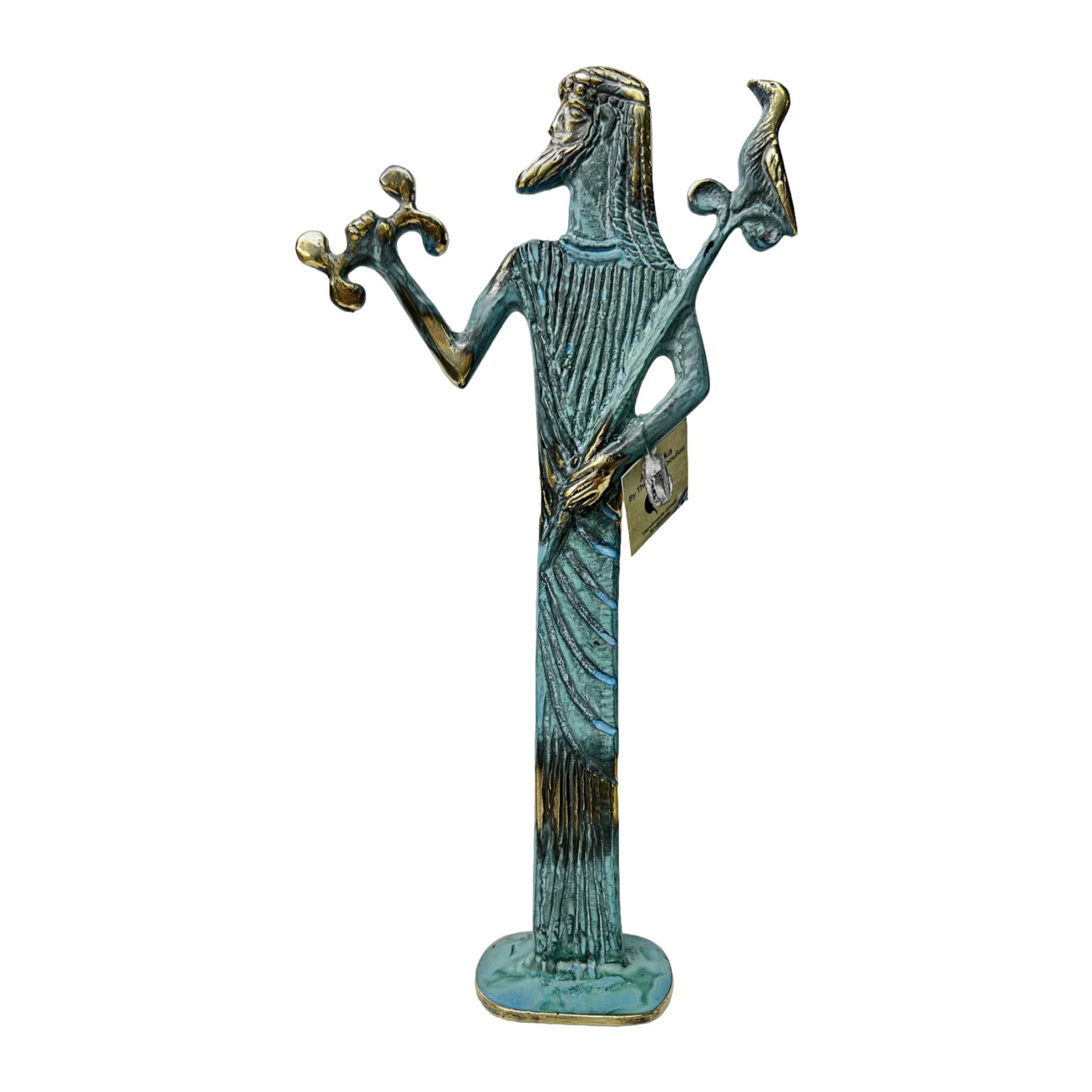 ArtGreka Zeus with Eagle Sceptre Flat Sculpture — product image 3 of 3