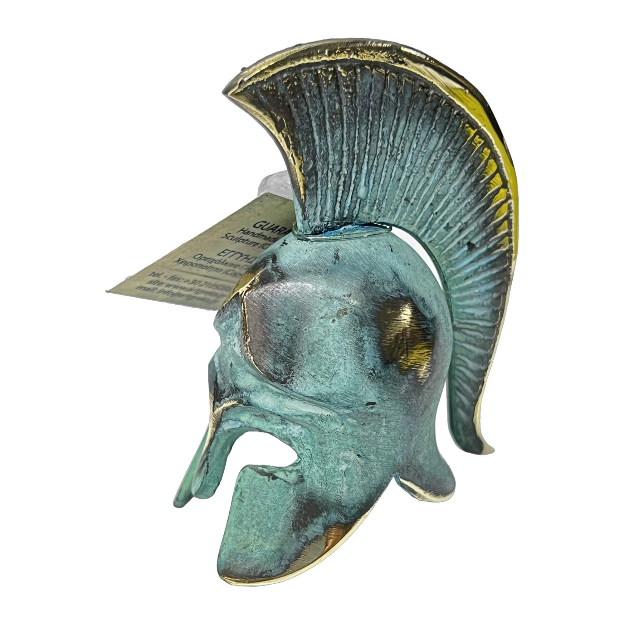 ArtGreka Corinthian Helmet with Short Crest, Three Sizes — product image 3 of 3