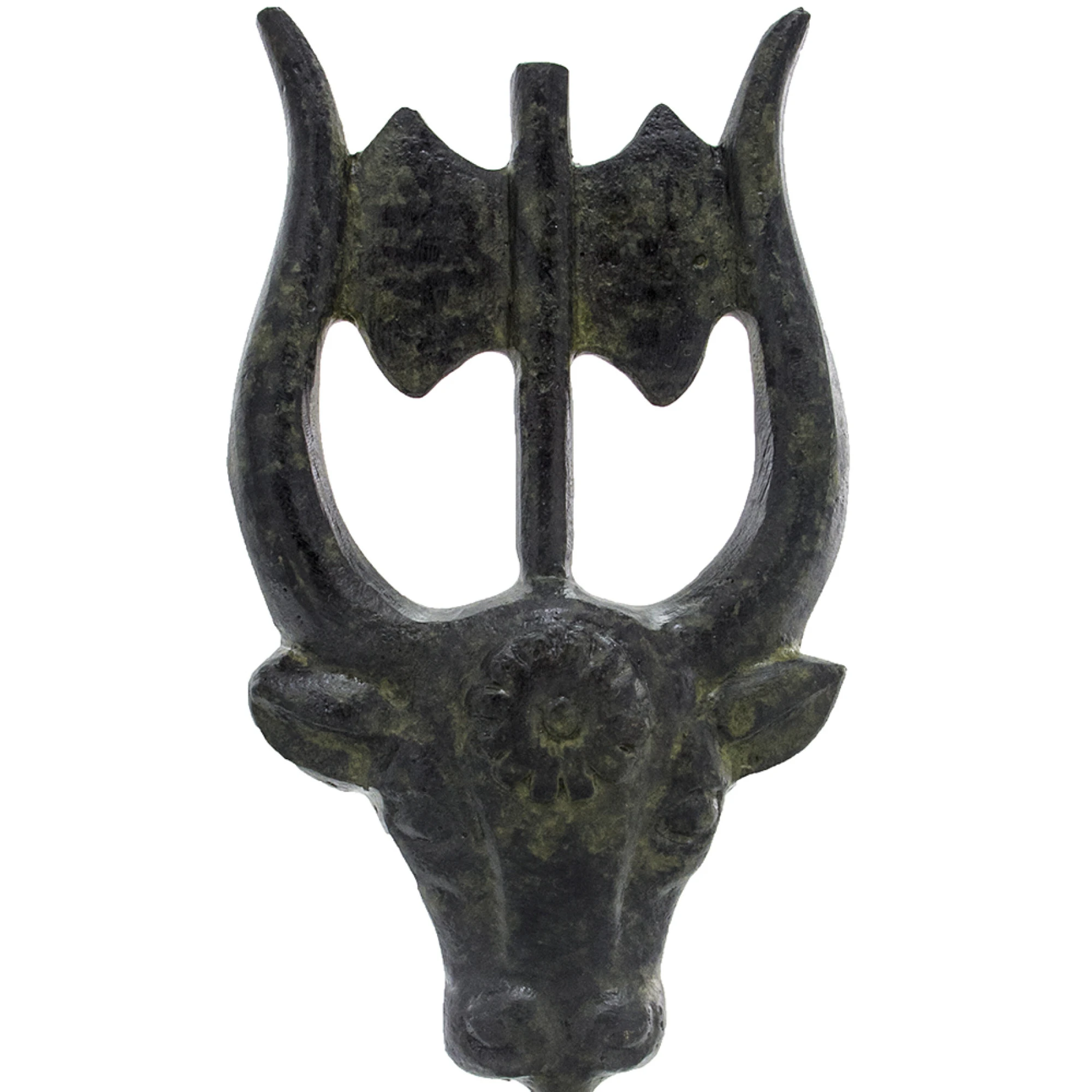 ArtGreka Minoan Bull Head with Double Axe Sculpture — product image 2 of 2