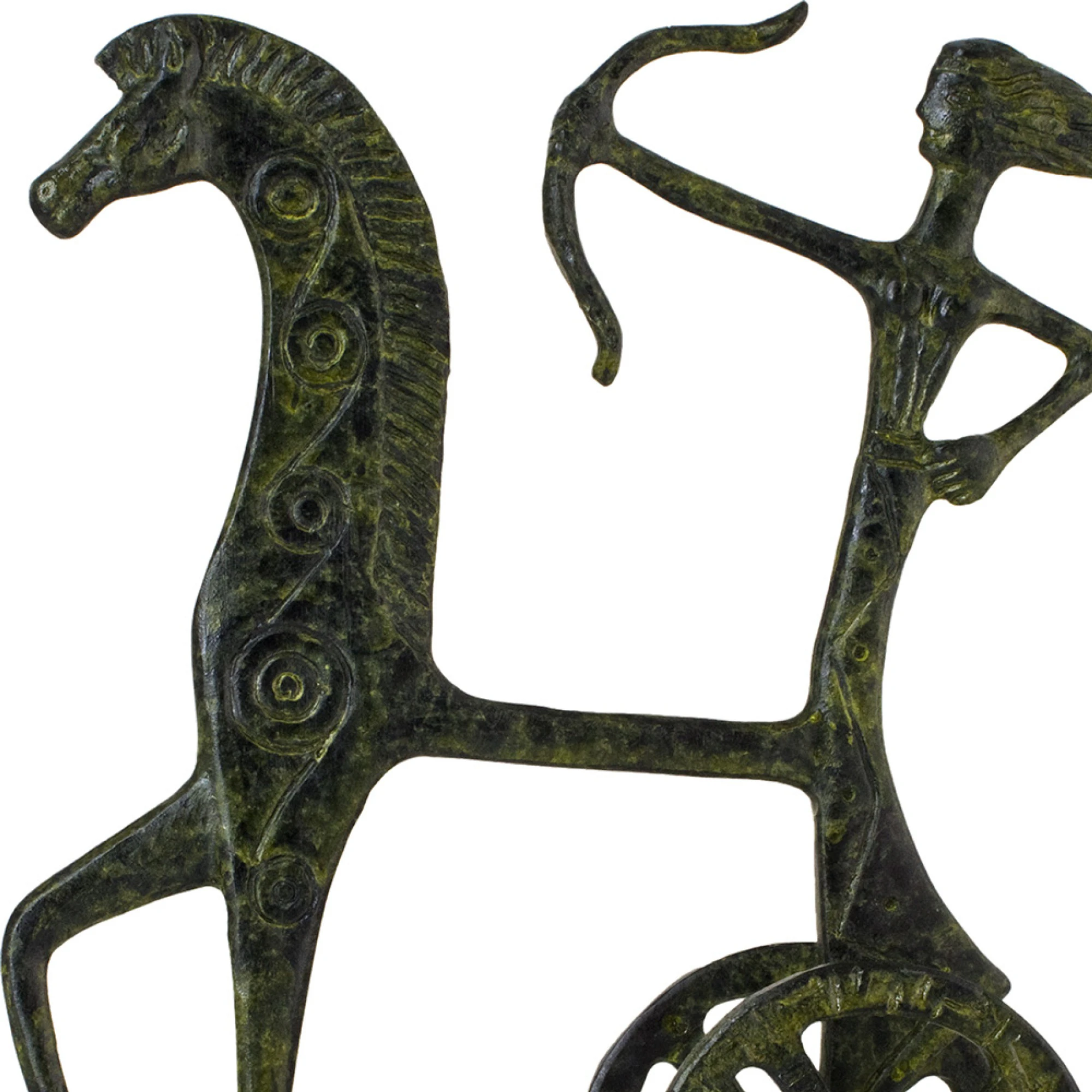 ArtGreka Artemis in a Chariot Bronze Sculpture — product image 2 of 3