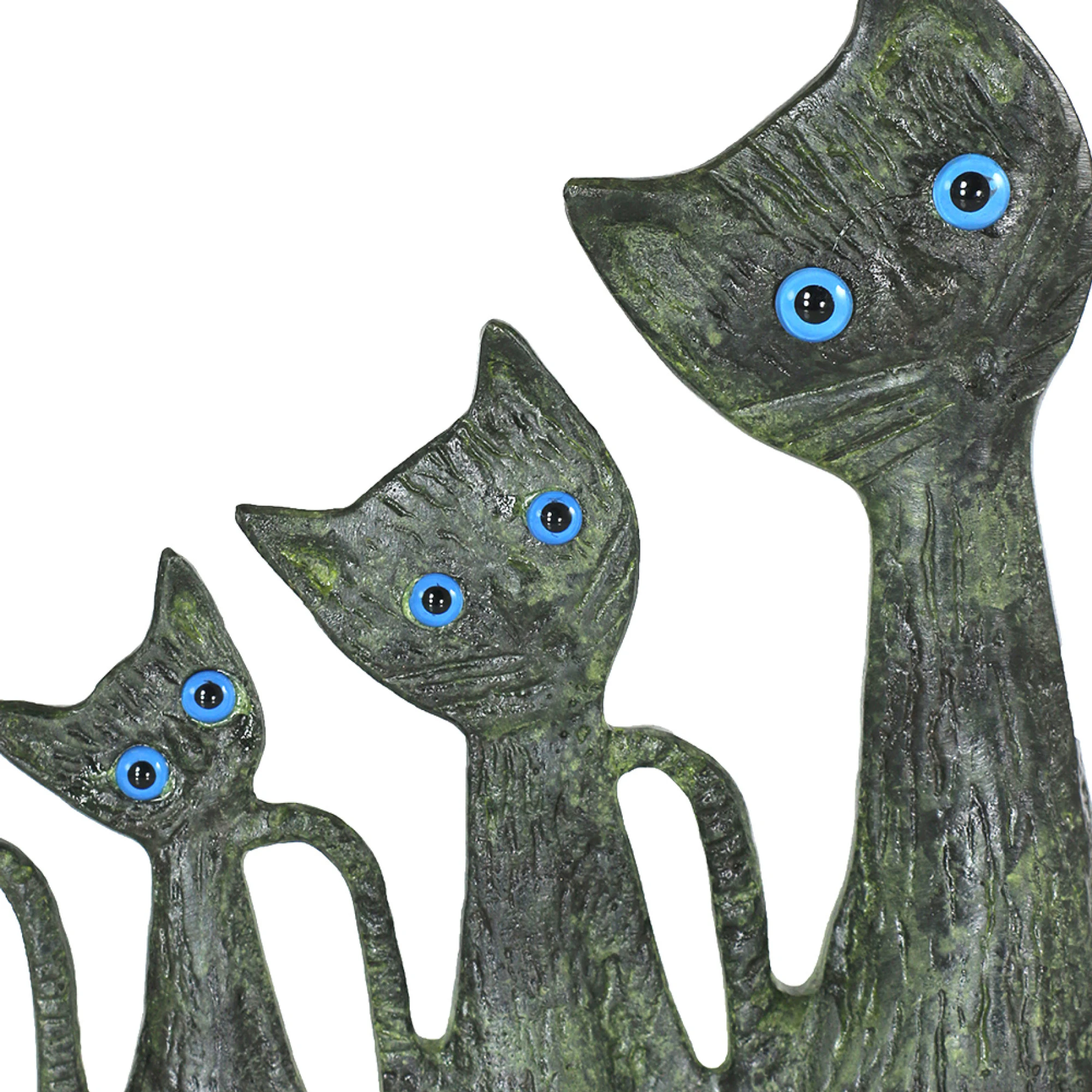 ArtGreka Three Cats Bronze Sculpture — product image 2 of 2