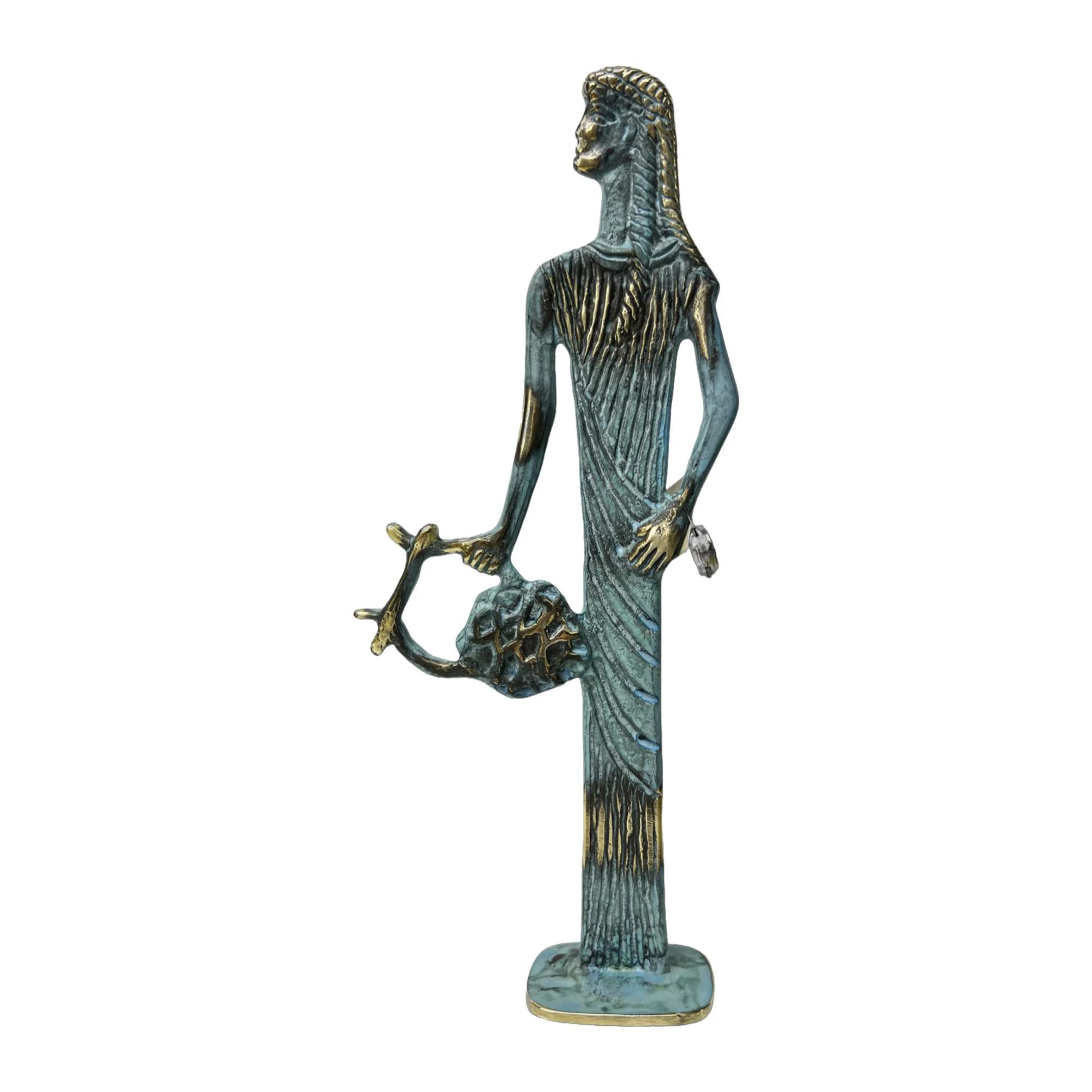 ArtGreka Apollo Holding a Lyre Bronze Sculpture — product image 3 of 3
