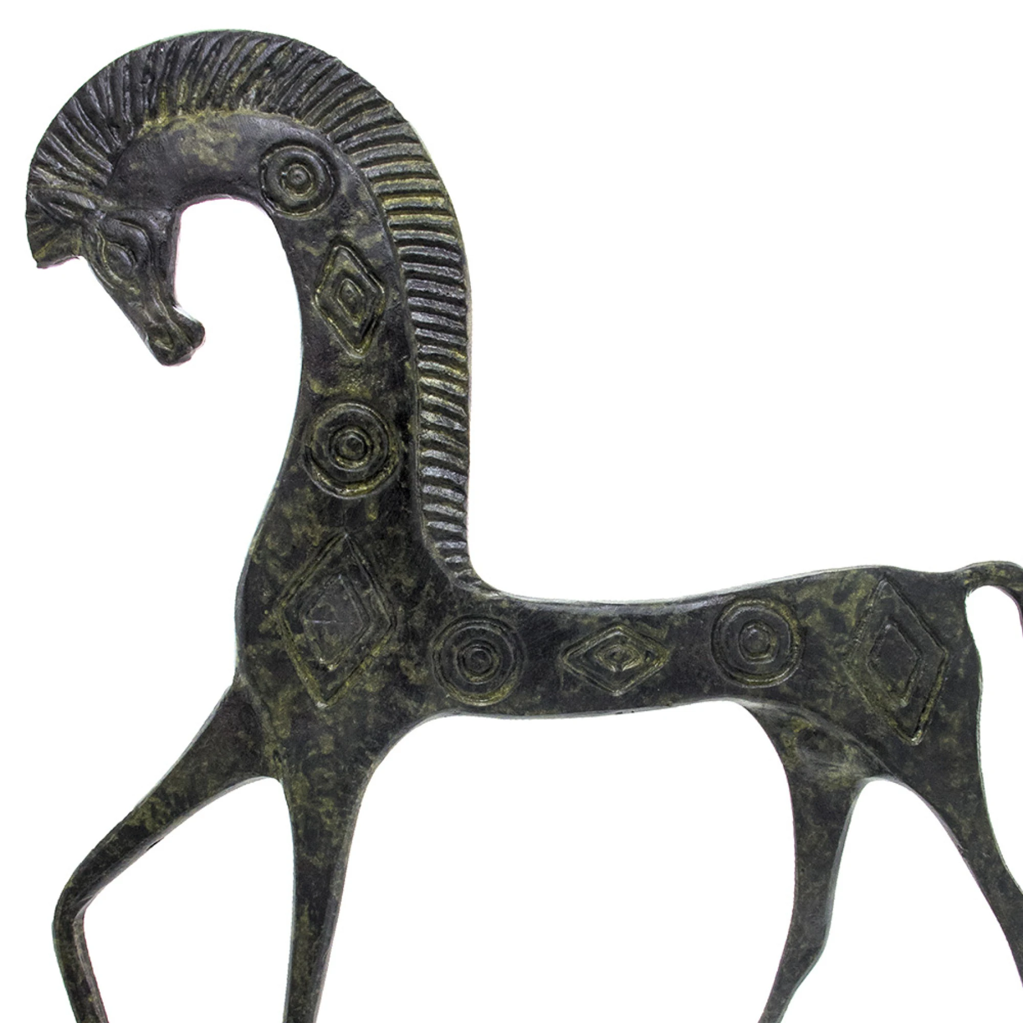 ArtGreka Geometric Horse with Bowed Head Sculpture — product image 2 of 3