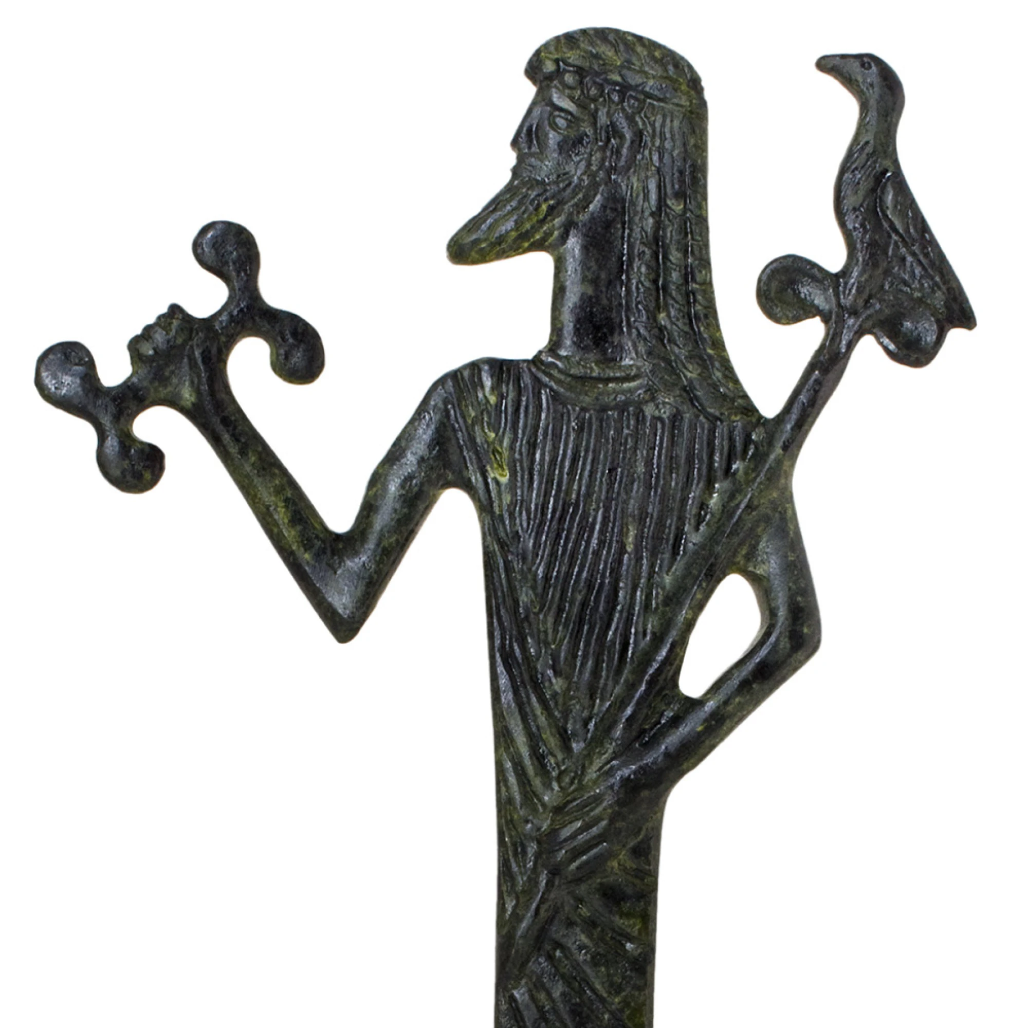 ArtGreka Zeus with Eagle Sceptre Flat Sculpture — product image 2 of 3