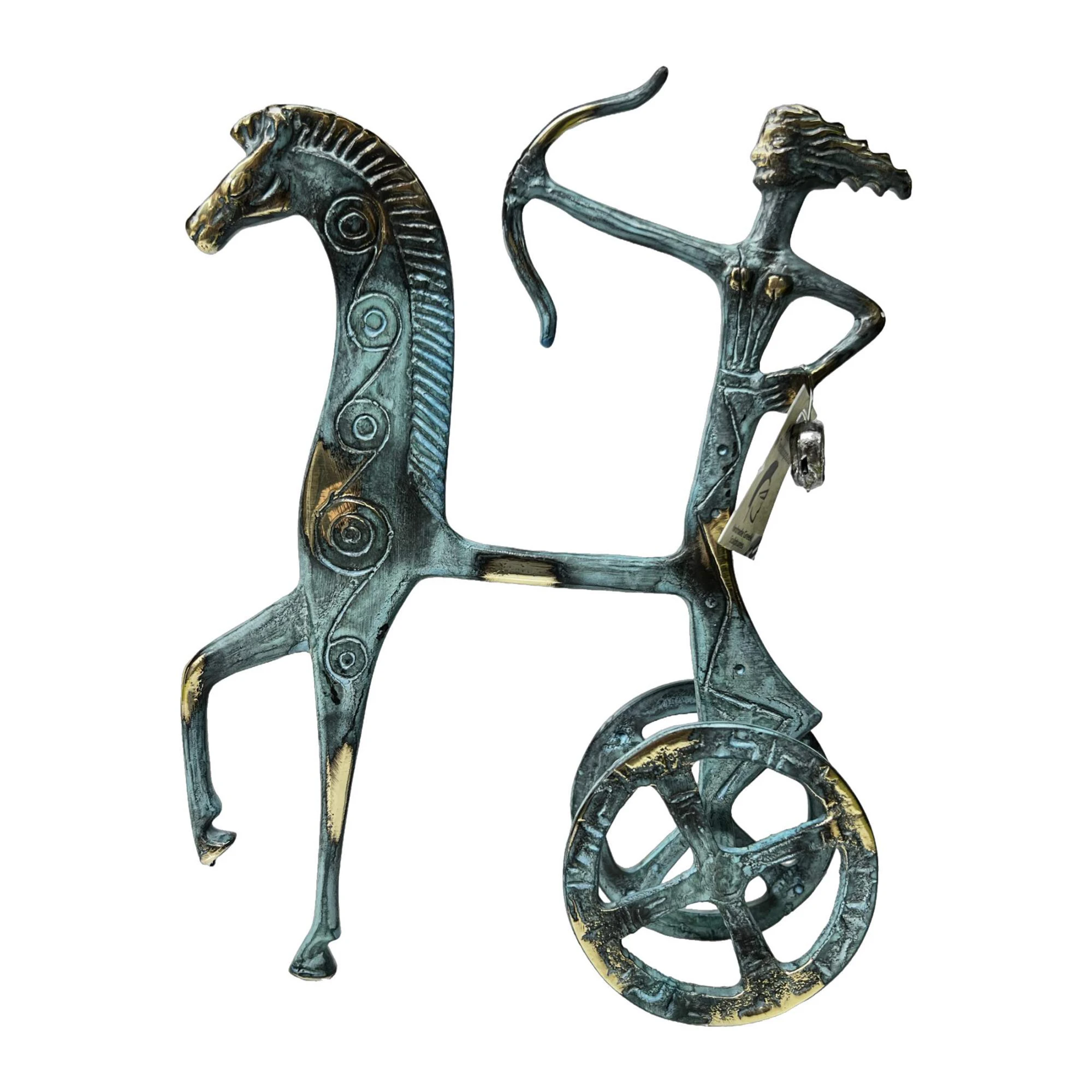 ArtGreka Artemis in a Chariot Bronze Sculpture — product image 3 of 3