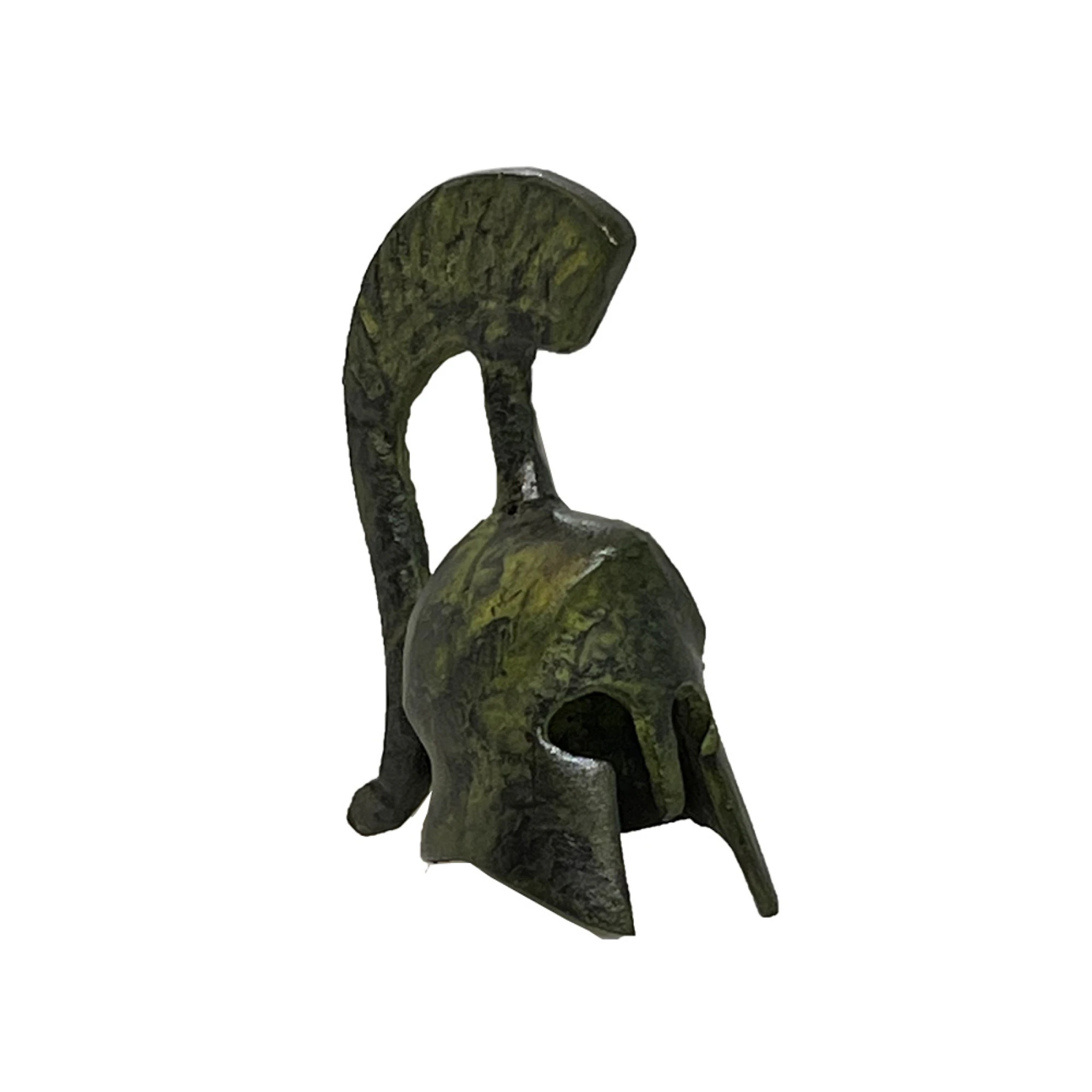 Miniature Ancient Greek Helmet Sculpture