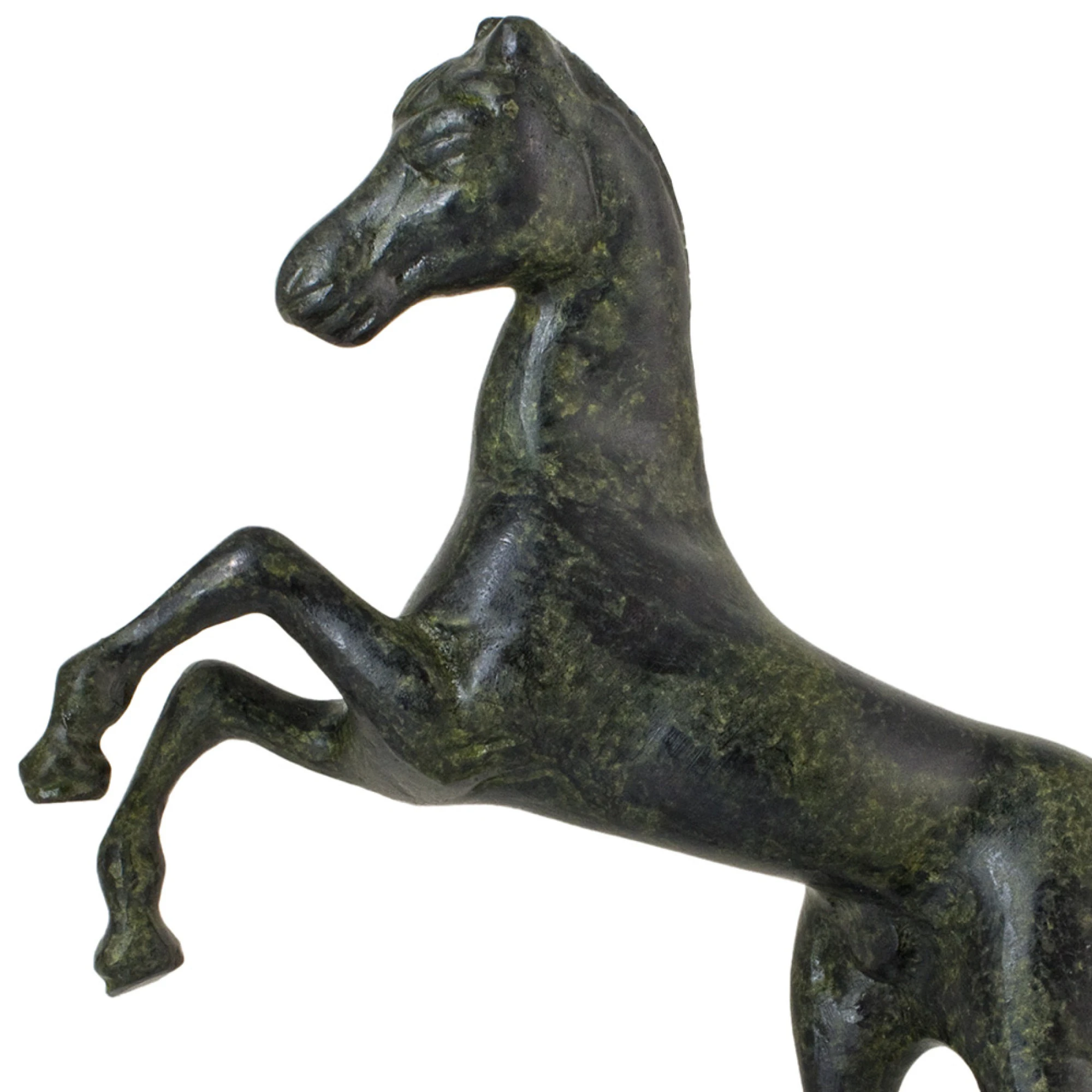 ArtGreka Rearing Horse Solid Bronze Sculpture — product image 2 of 2