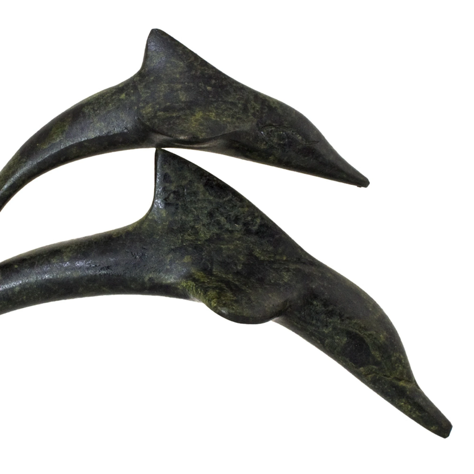 ArtGreka Two Playing Dolphins Bronze Sculpture — product image 2 of 2