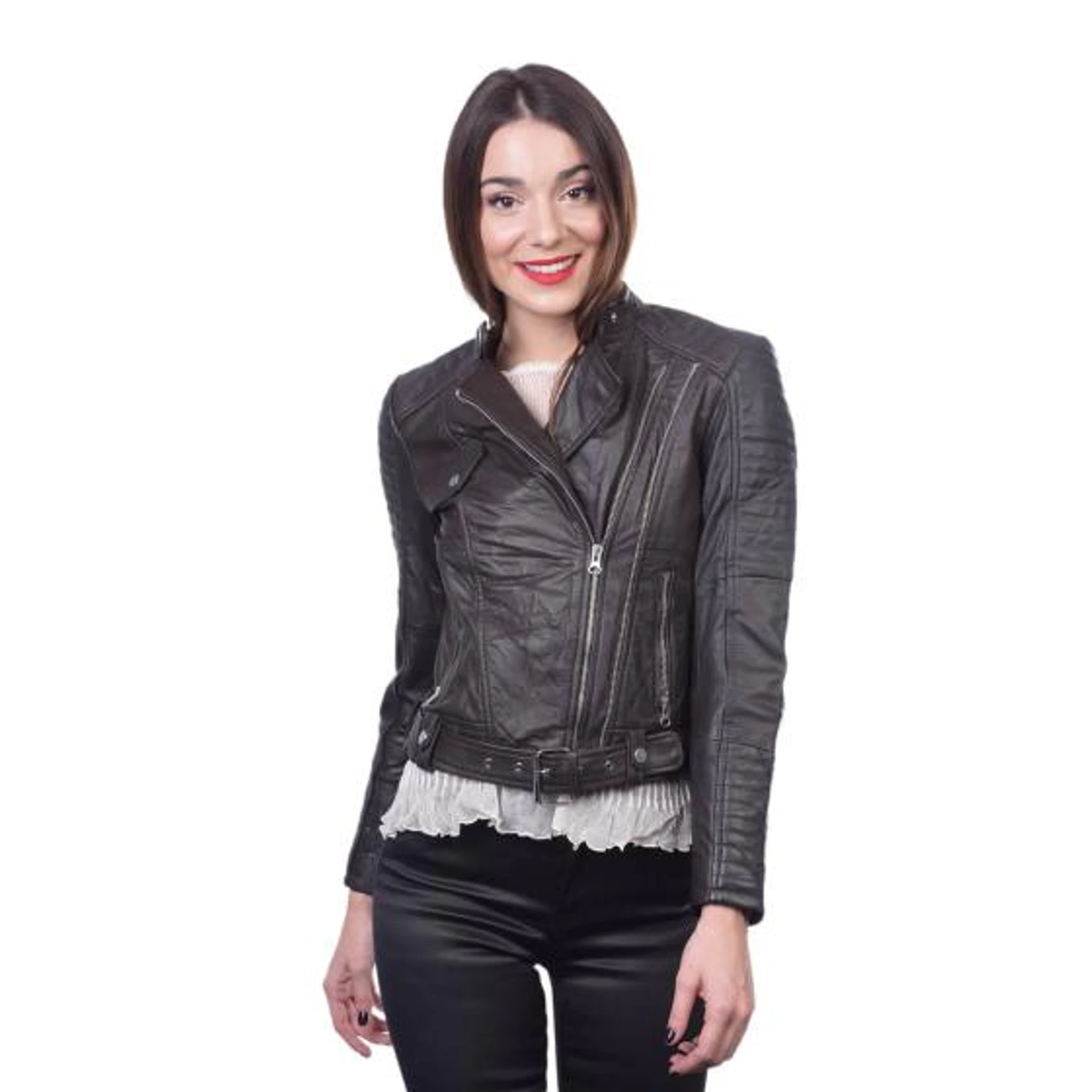 Women's Leather Jacket TLW0023