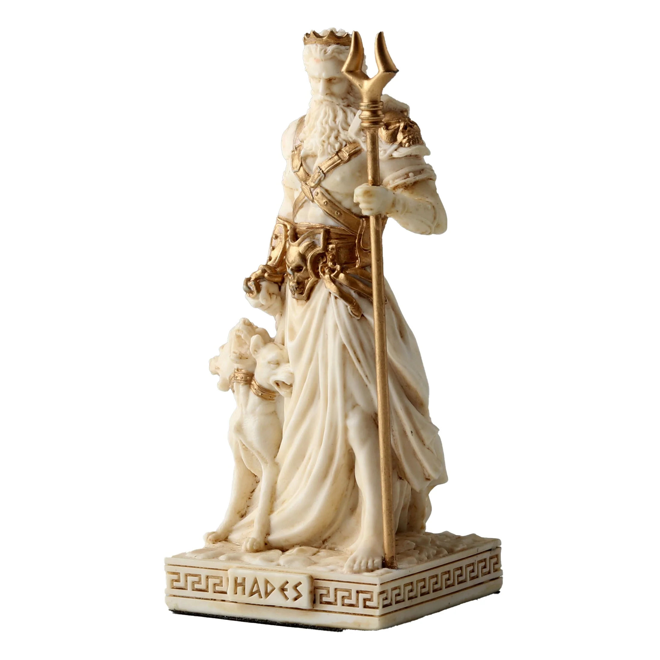Hades Greek God Of Underworld 9.2cm Veronese White Statue — additional product image 3 from ArtStatues